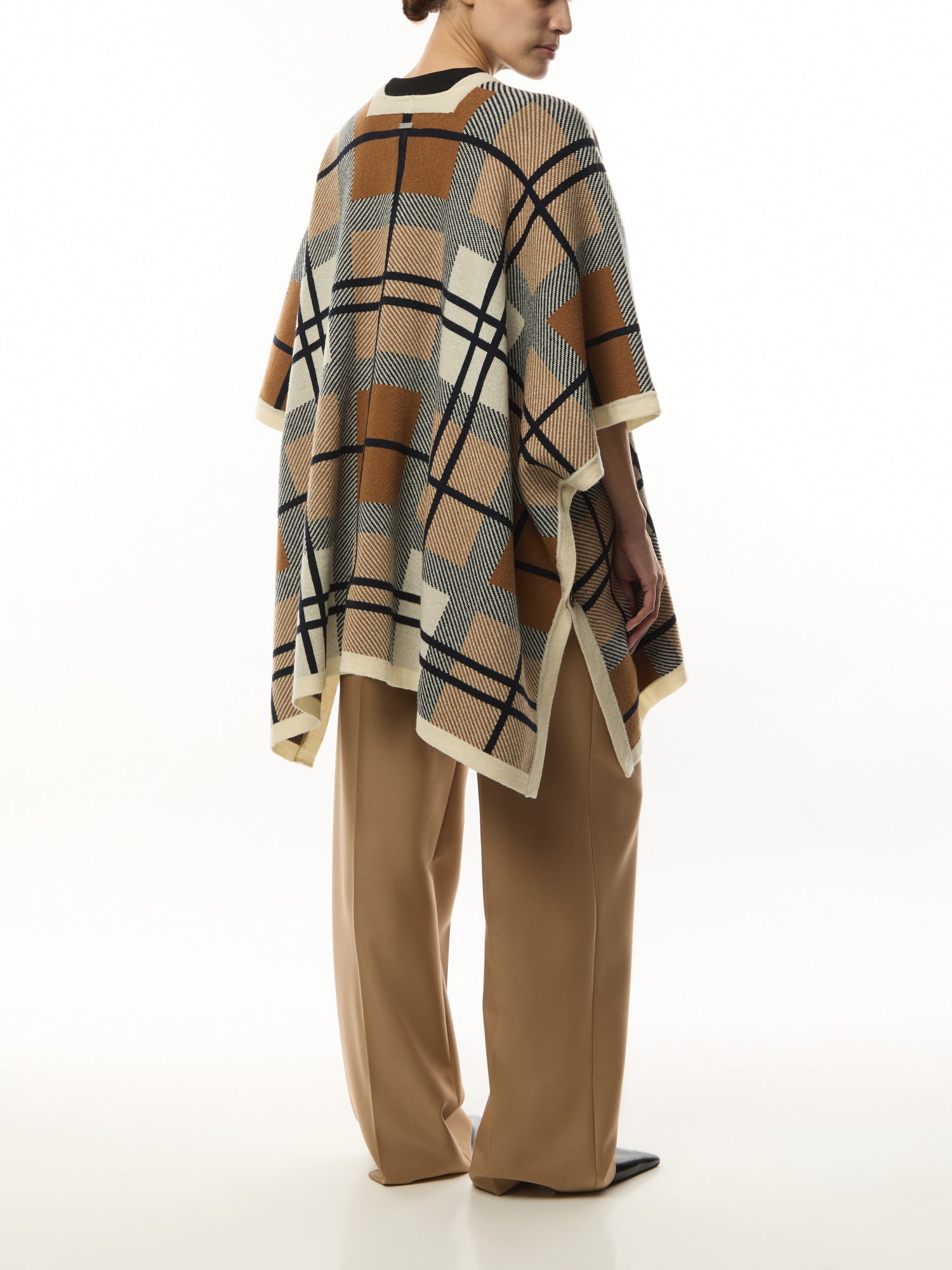 Womens Barbour Violet Knitted Cape