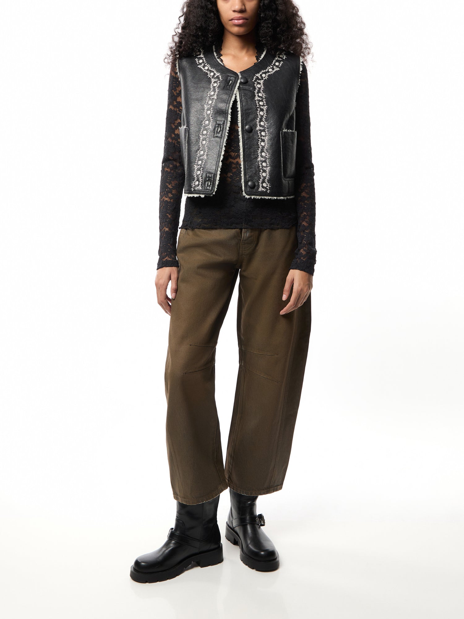 All Day Lace Long Sleeve Top