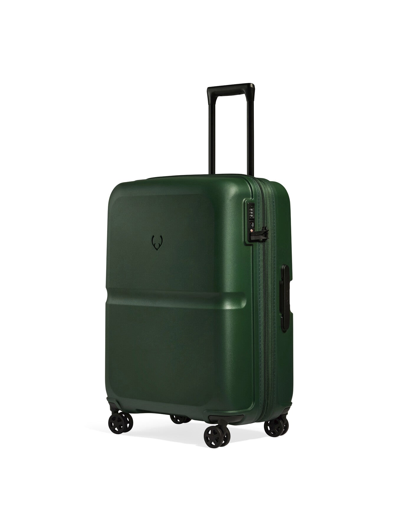 Single Stripe 68cm Medium Suitcase green