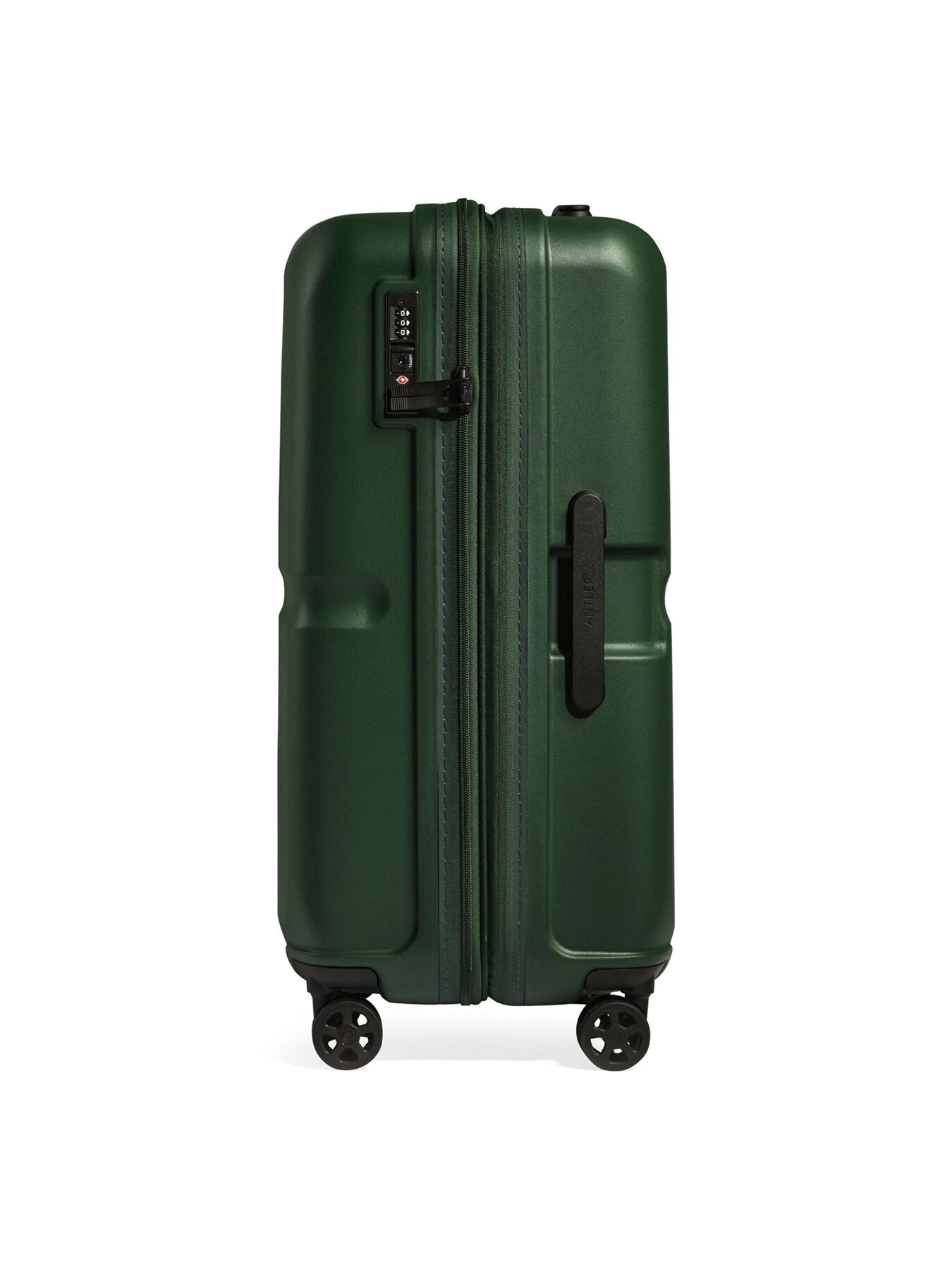 Single Stripe 68cm Medium Suitcase green