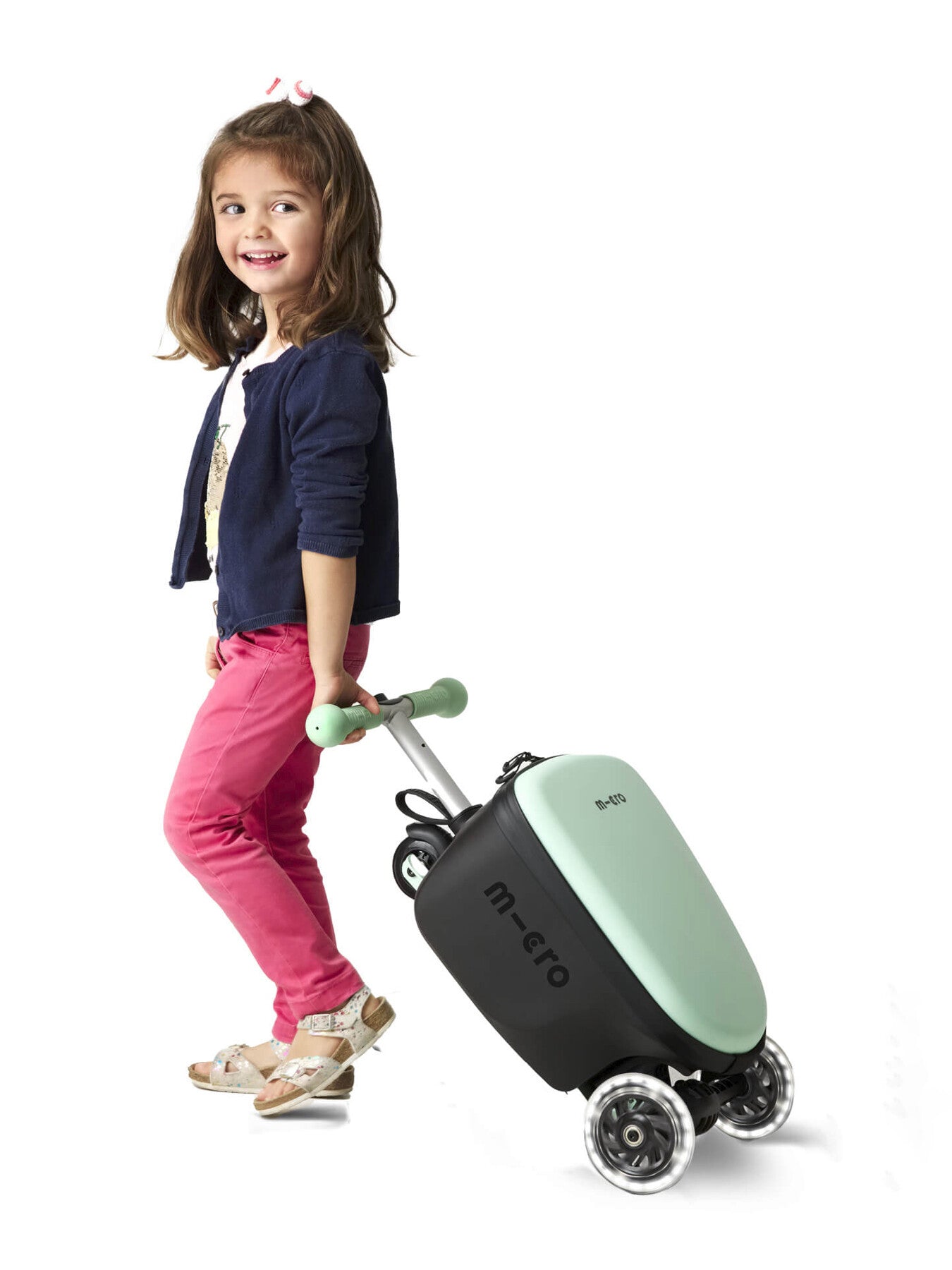 Kids’ Mini Suitcase Scooter Green