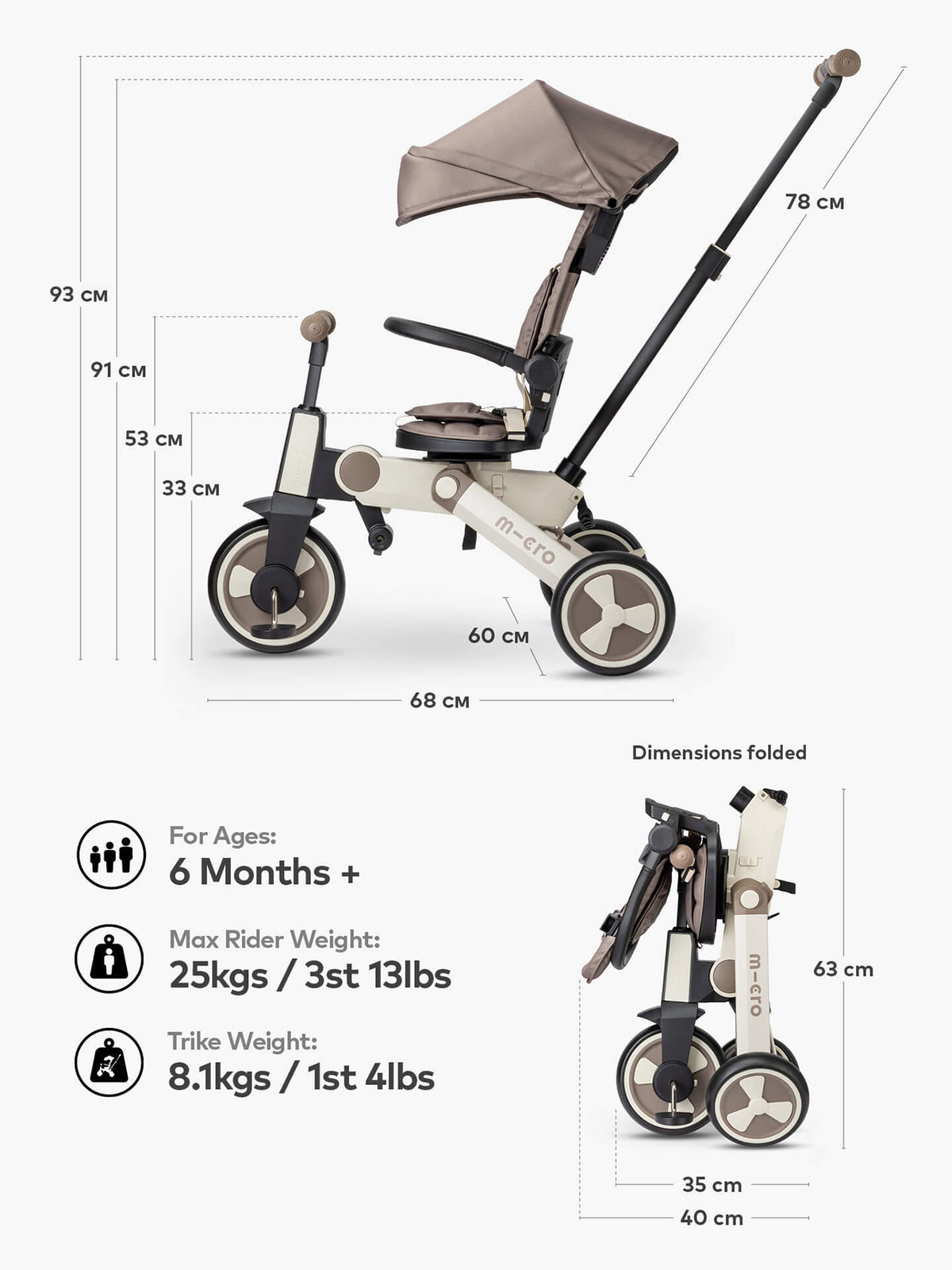 Micro 7 in 1 Trike
