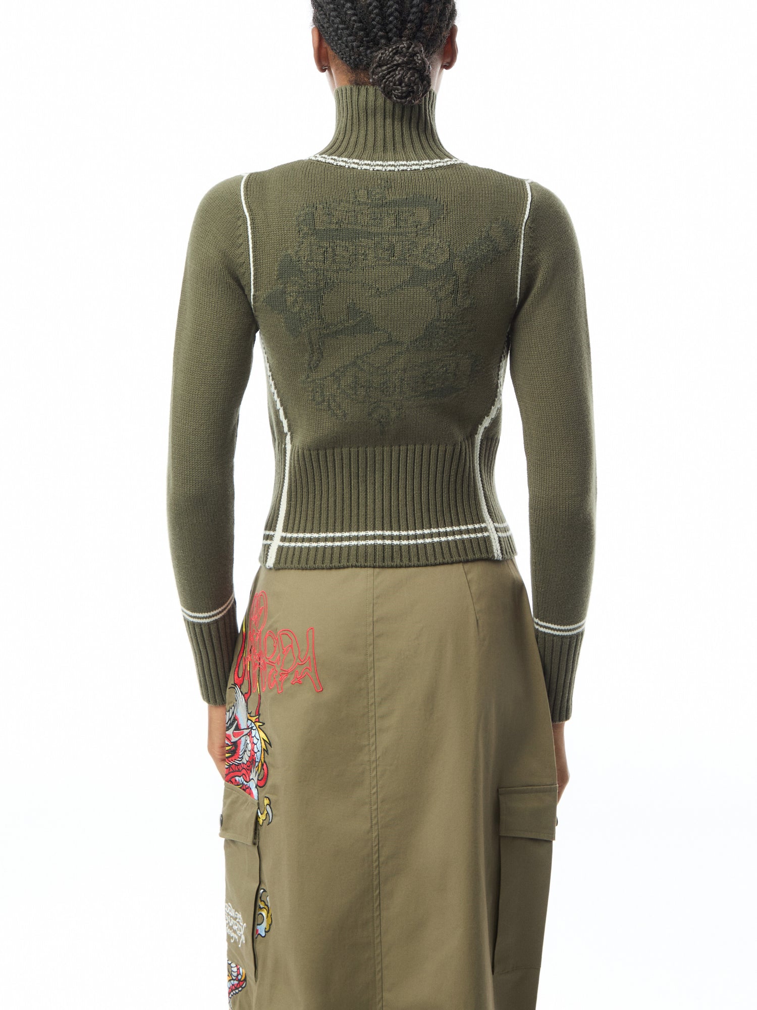 Life Before Knitted Zip Thru Jacket