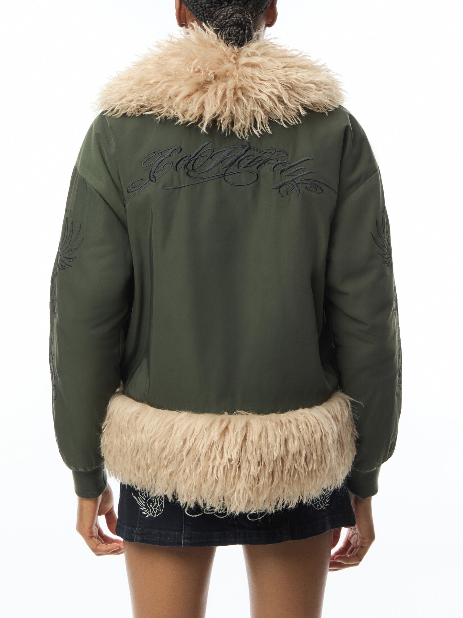 Death Rose Fur Jacket