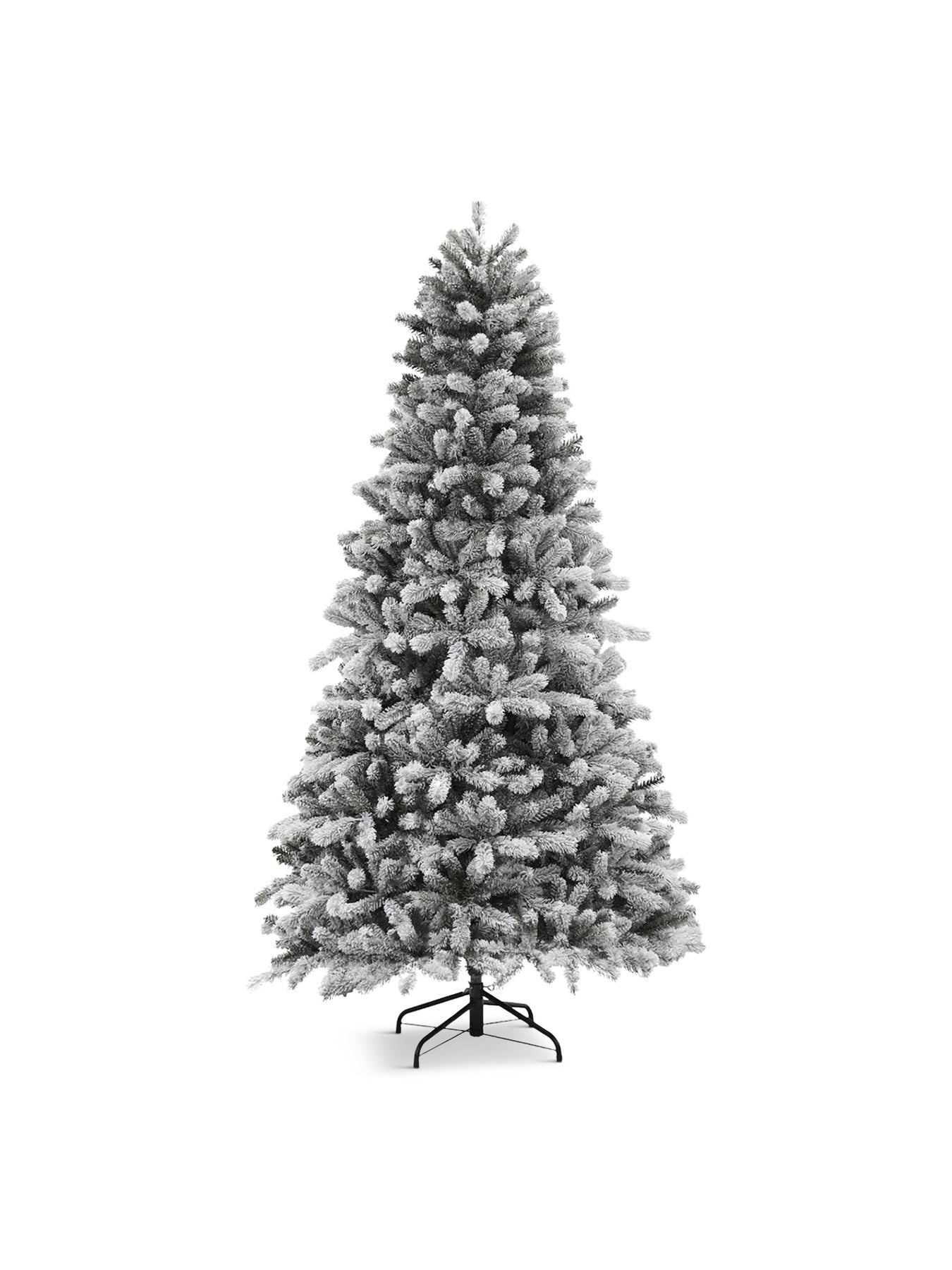 York Spruce Flocked Pvc Christmas Tree