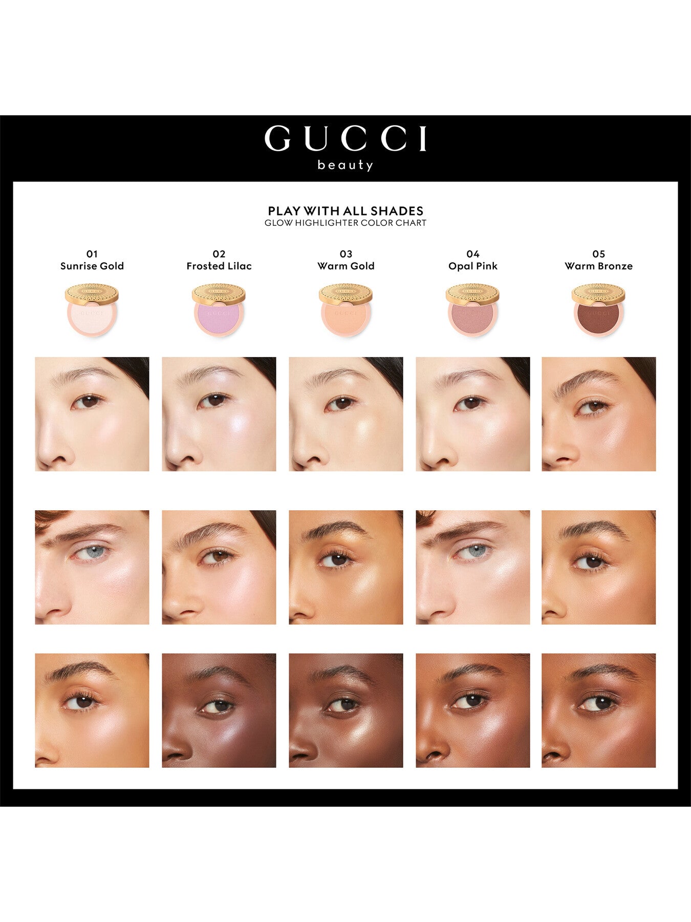 Gucci Glow Highlighter - 05 - Warm Bronze 10g