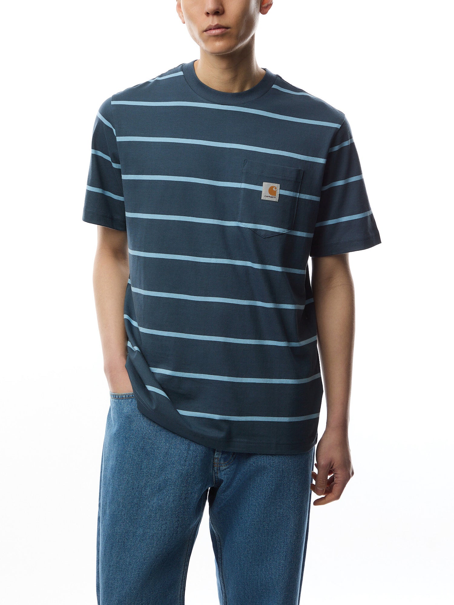 Stripe Aitken Pocket T-Shirt