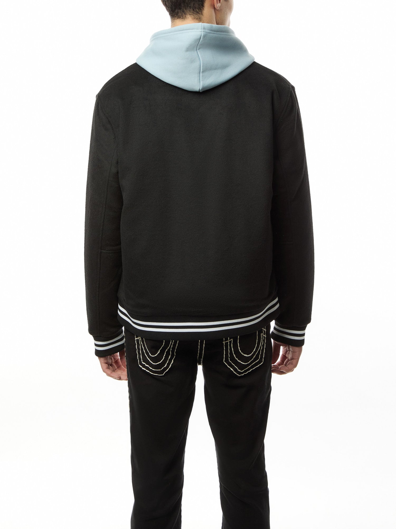 Wool Western Bomber Jacket Black