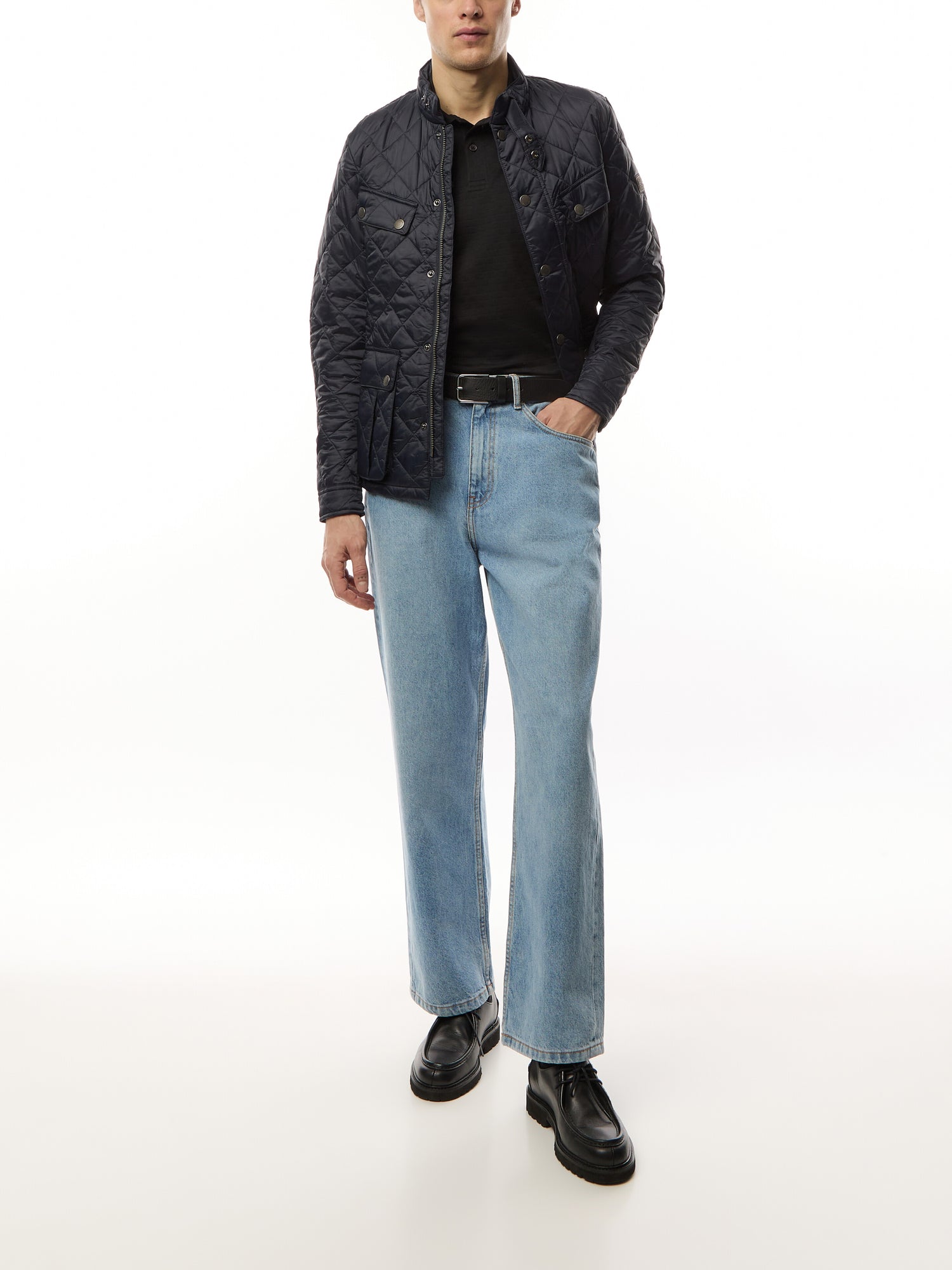 Justin Jacquard Polo Shirt