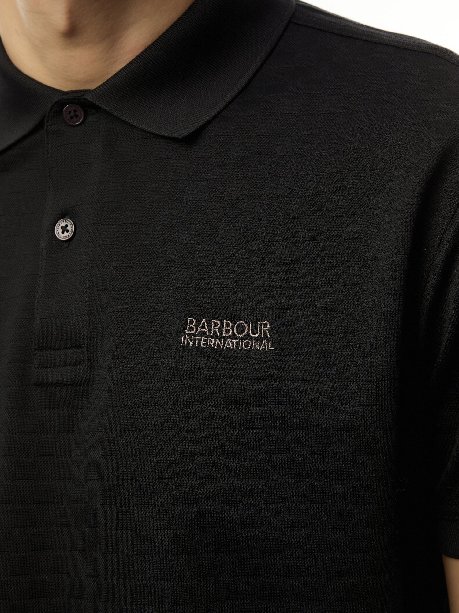 Justin Jacquard Polo Shirt