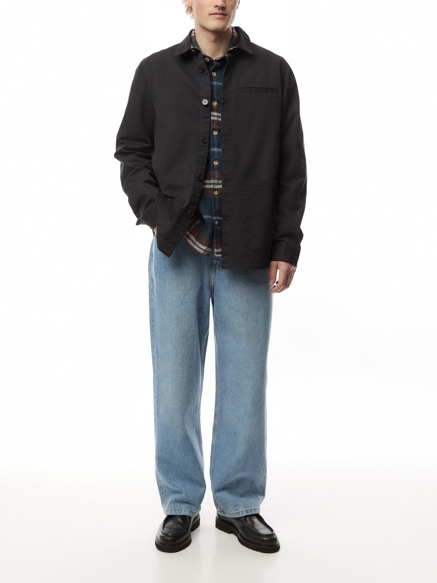 Cole Tailored Fit Poplin Overshirt