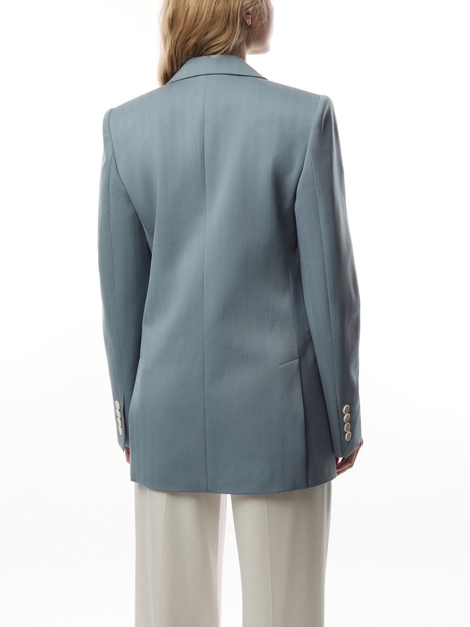 Striped Tailoring Double Breasted Jacket