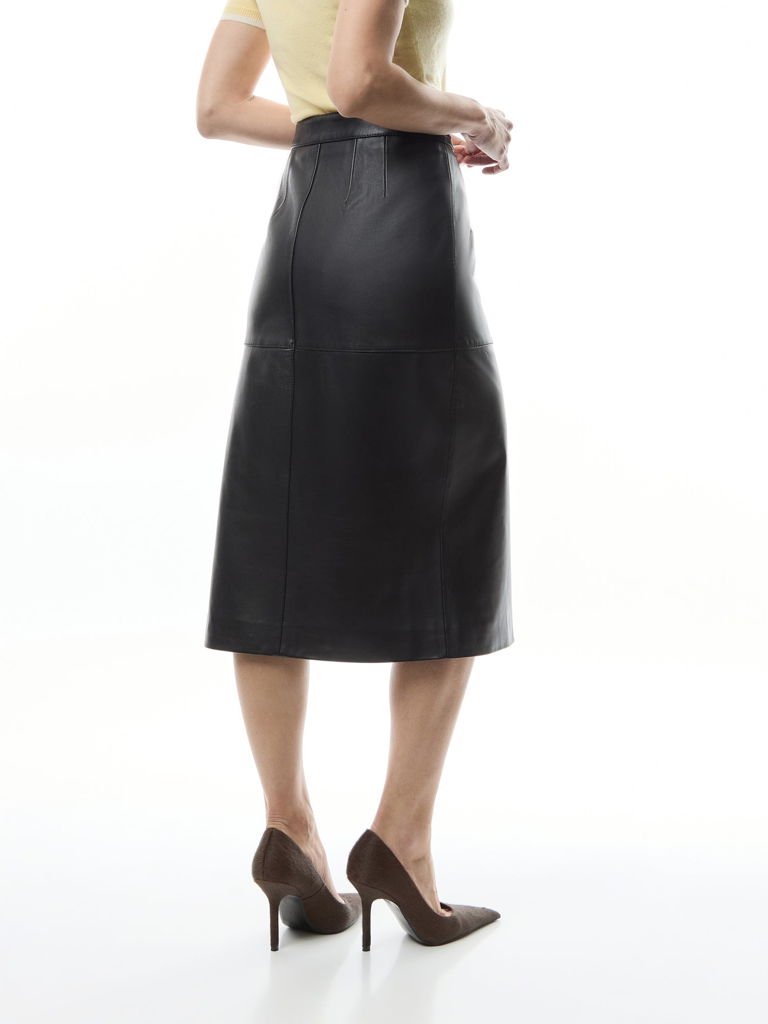Bambino Leather Skirt