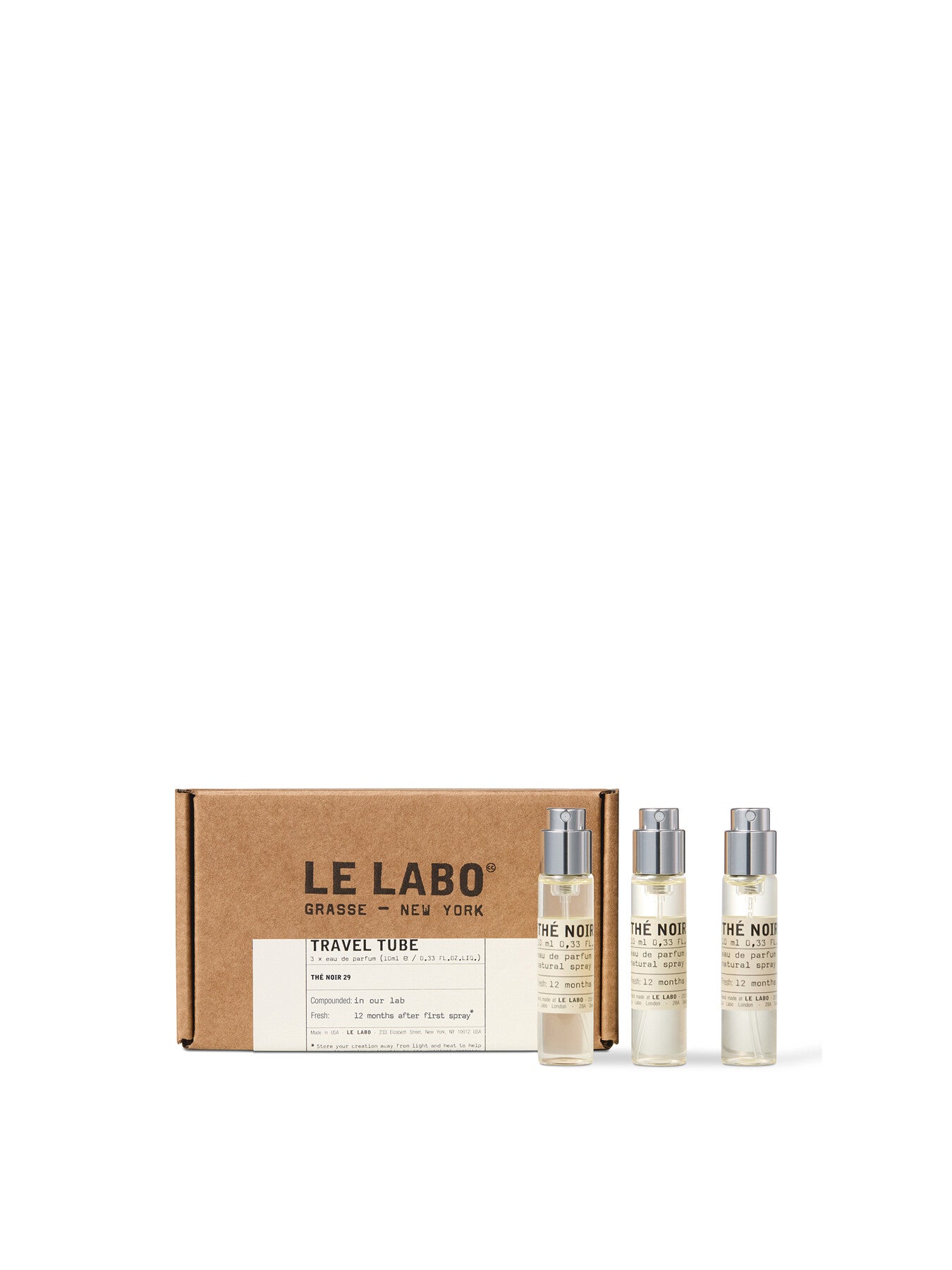 The Noir 29 Eau de Parfum Travel Tube Refill Set 3 x 10ml