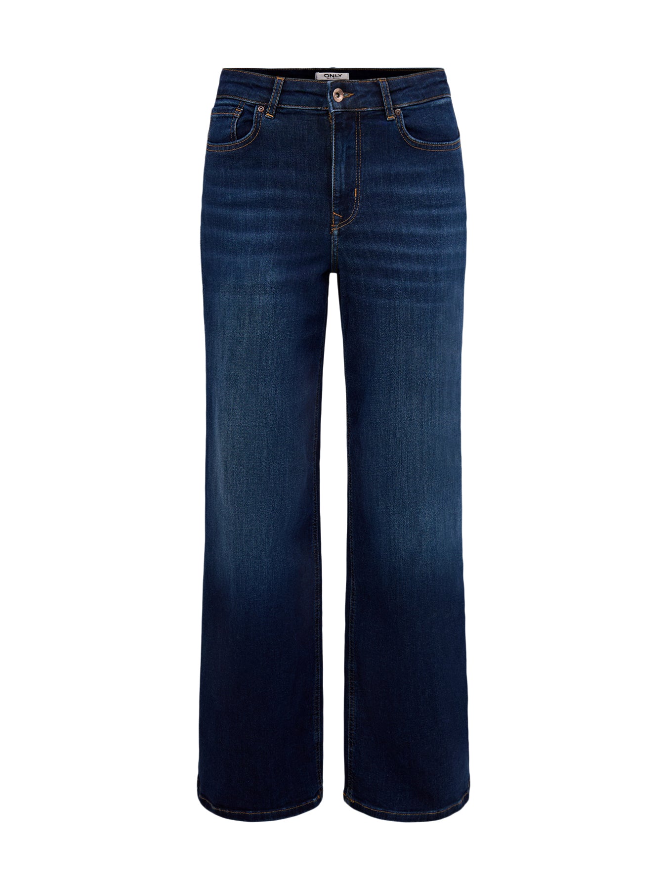 Madison High Waist Wide Leg Jeans 32 Inch Dark Blue