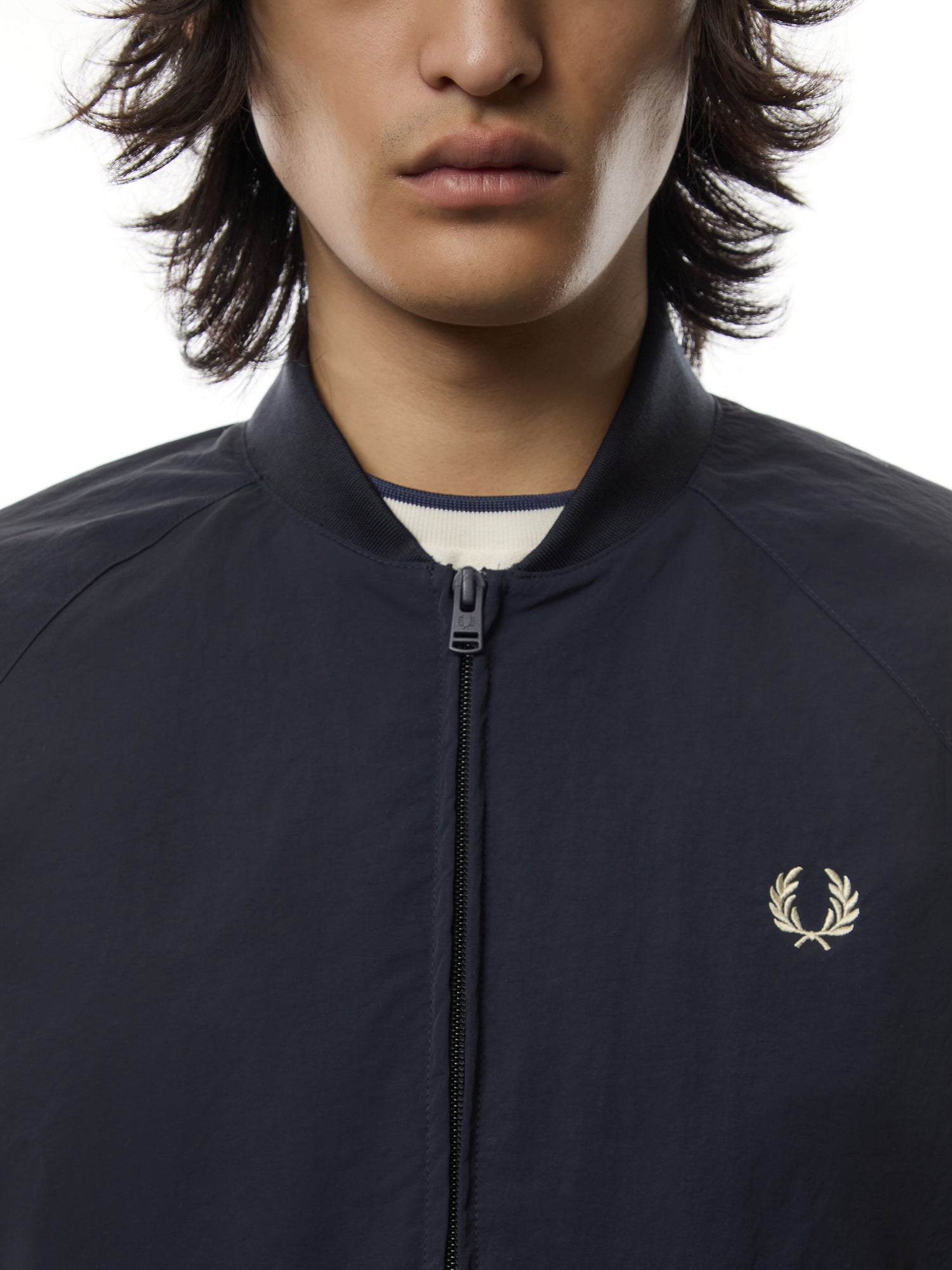 Textured Tennis Bomber Jacket