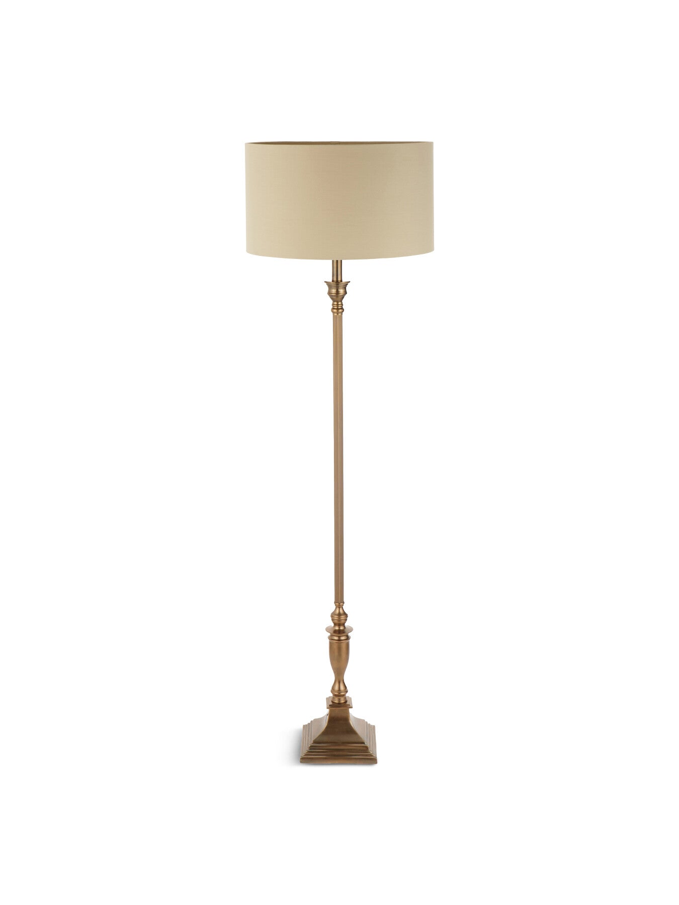 Canterbury Antique Brass Metal Floor Lamp Base