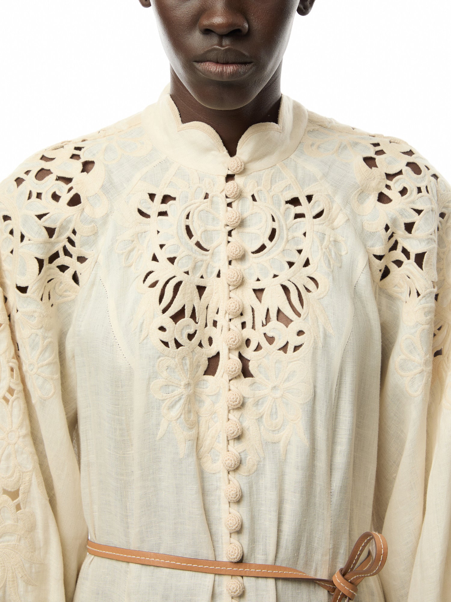 Wylie Embroidered Billow Dress