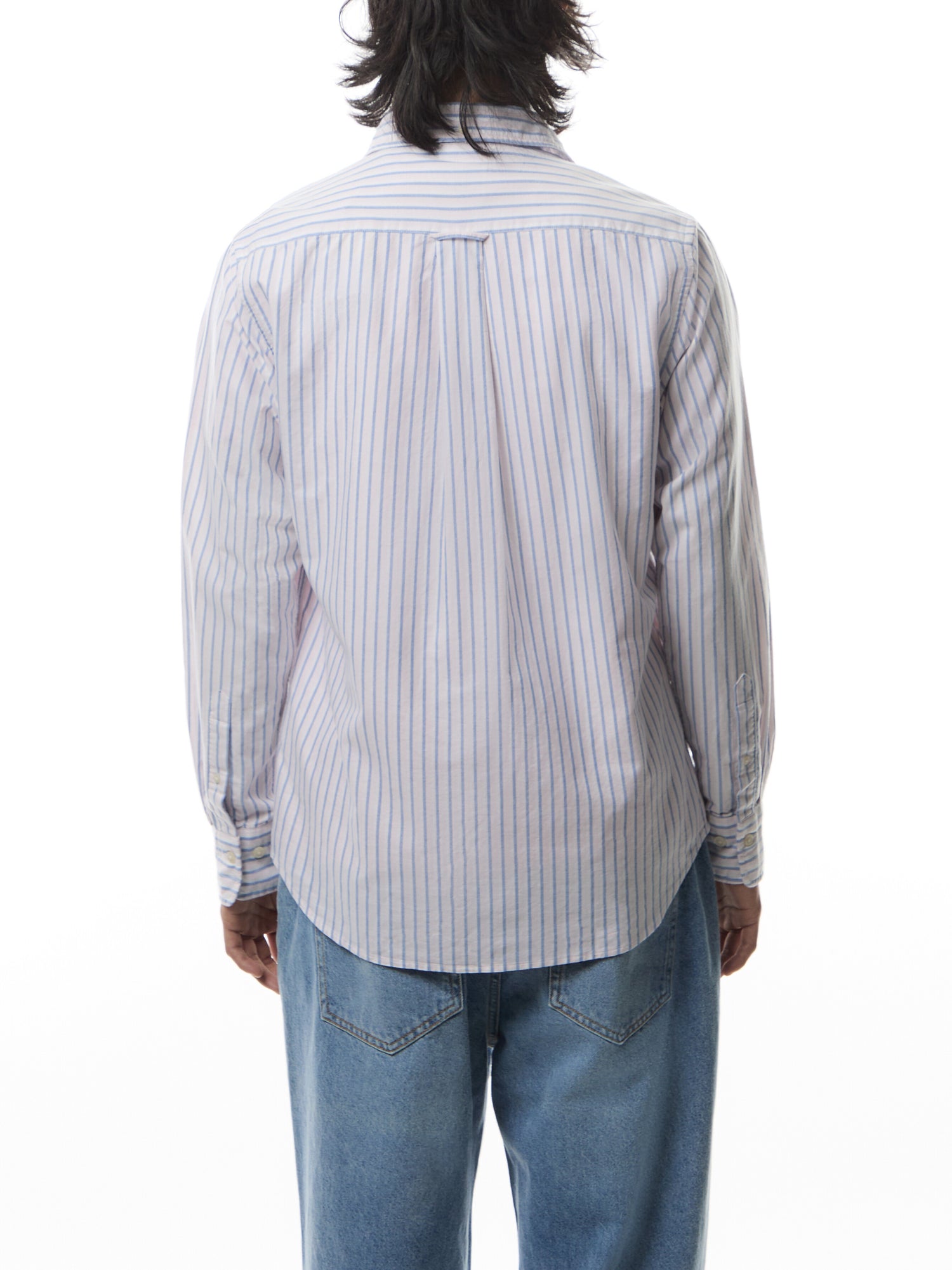 Classic Regular Fit Striped Poplin Shirt