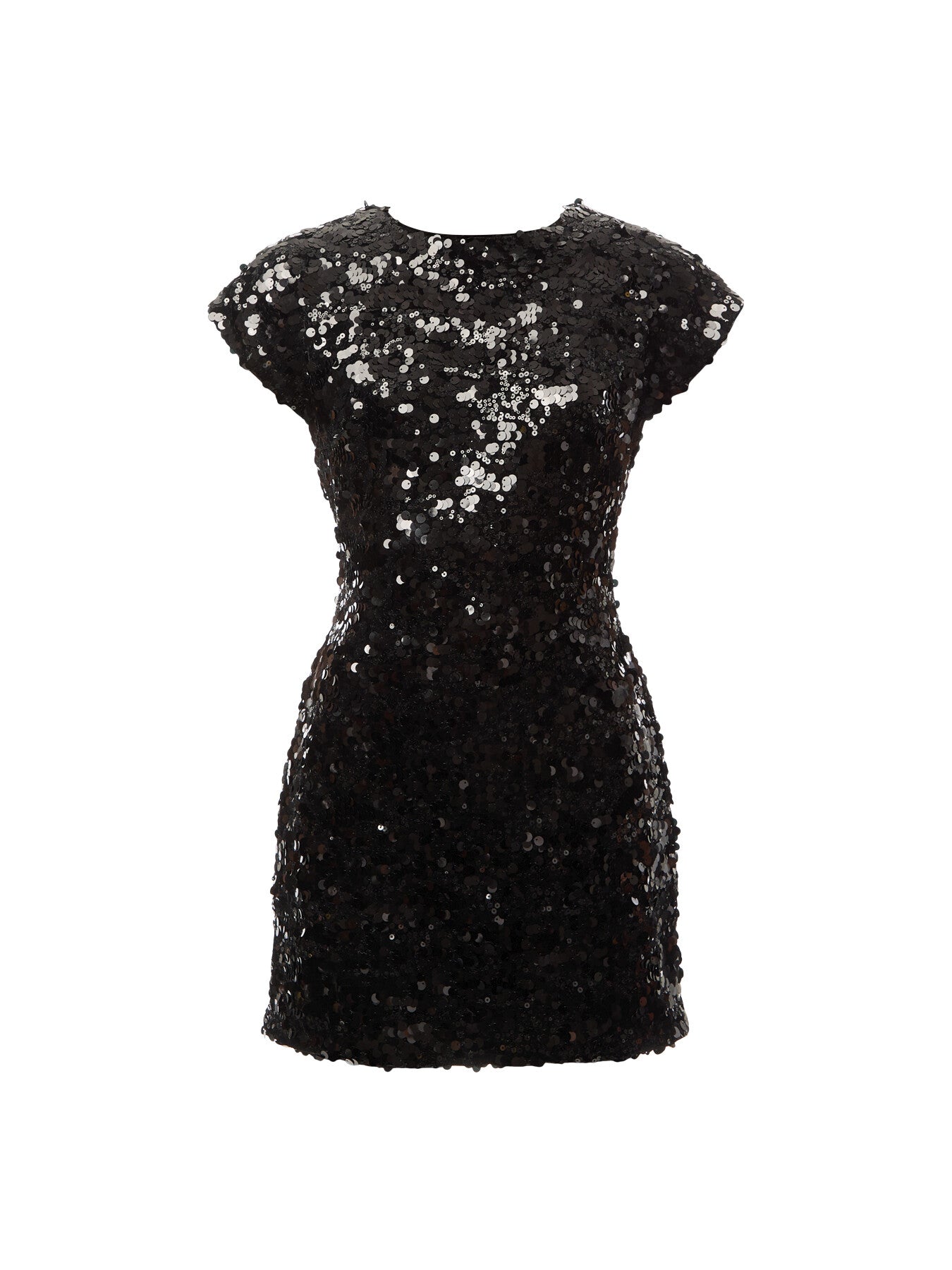 Velvet Sequins Mini Dress