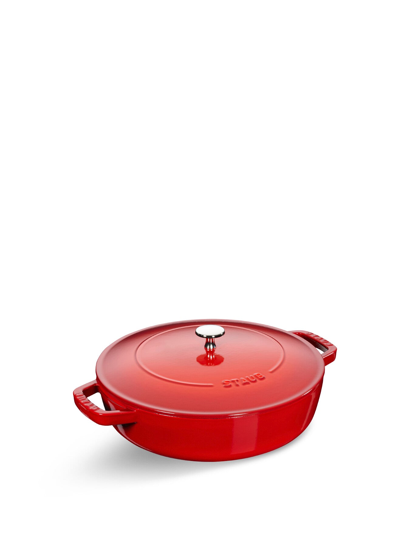 Round Caste Iron Saute pan Chistera 28cm