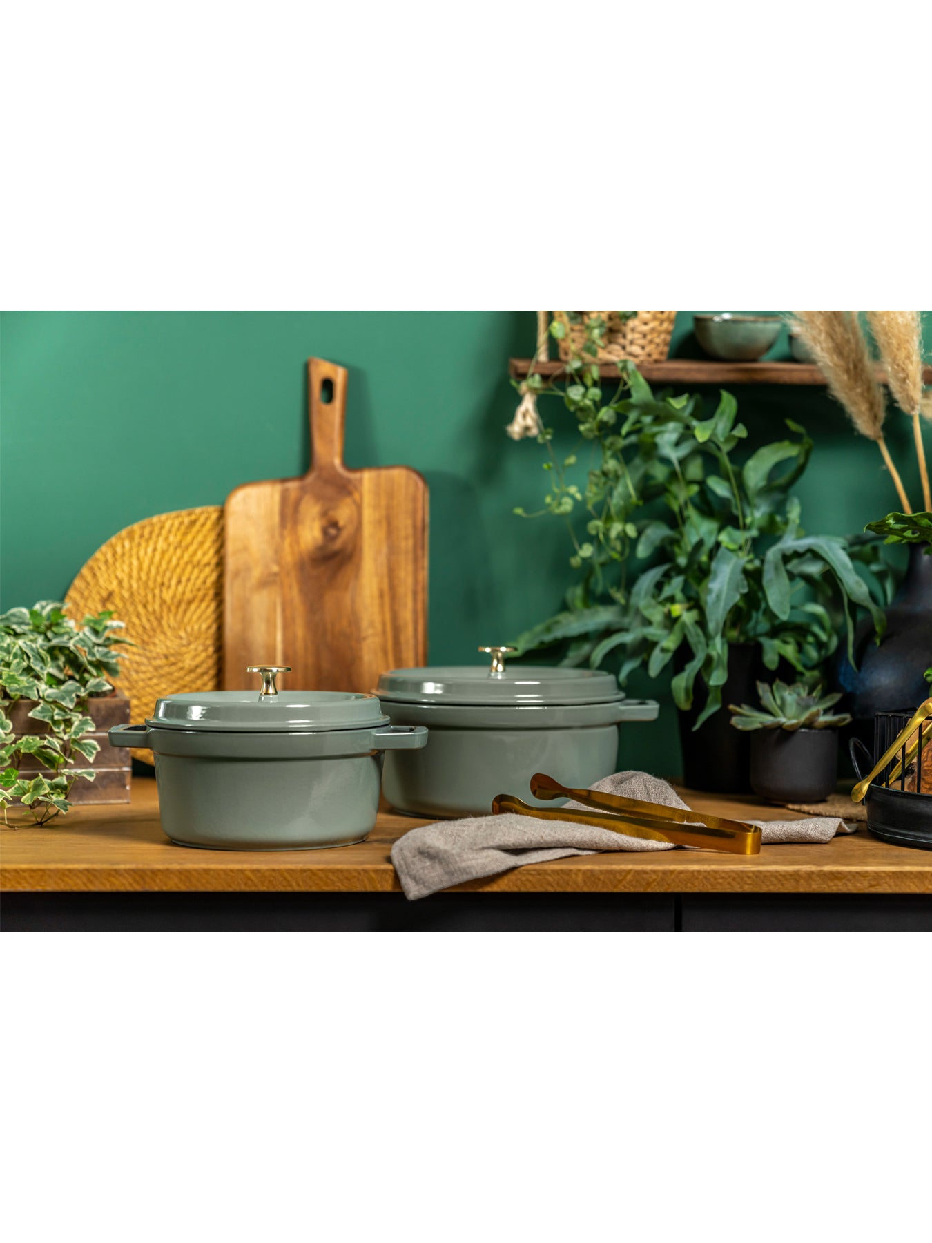 Cocotte Round Black 30cm