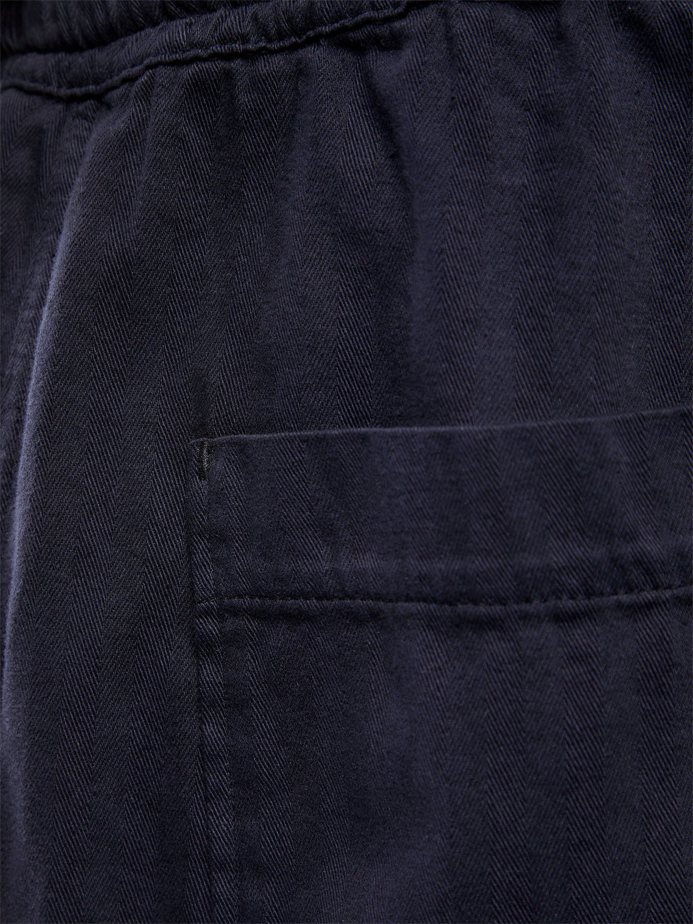 Hi Water Trouser in Black Twill