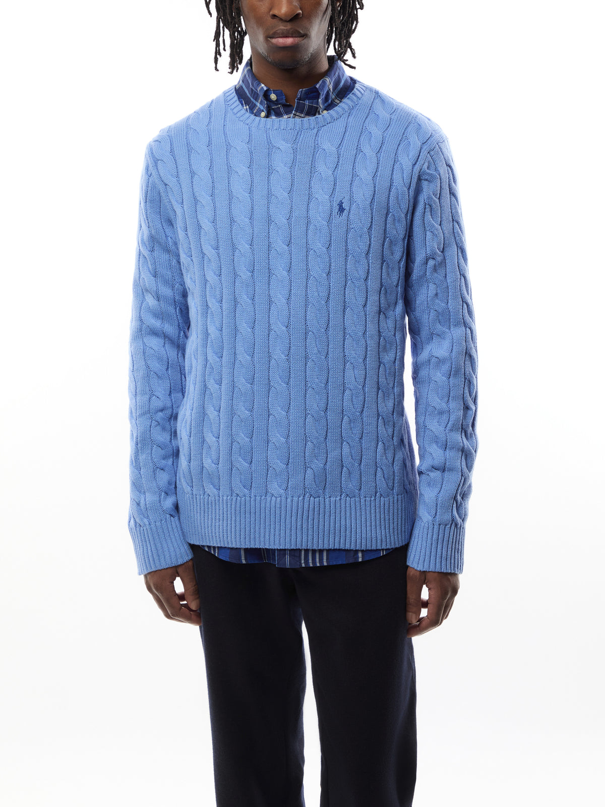 Roving Cable Knit Sweater