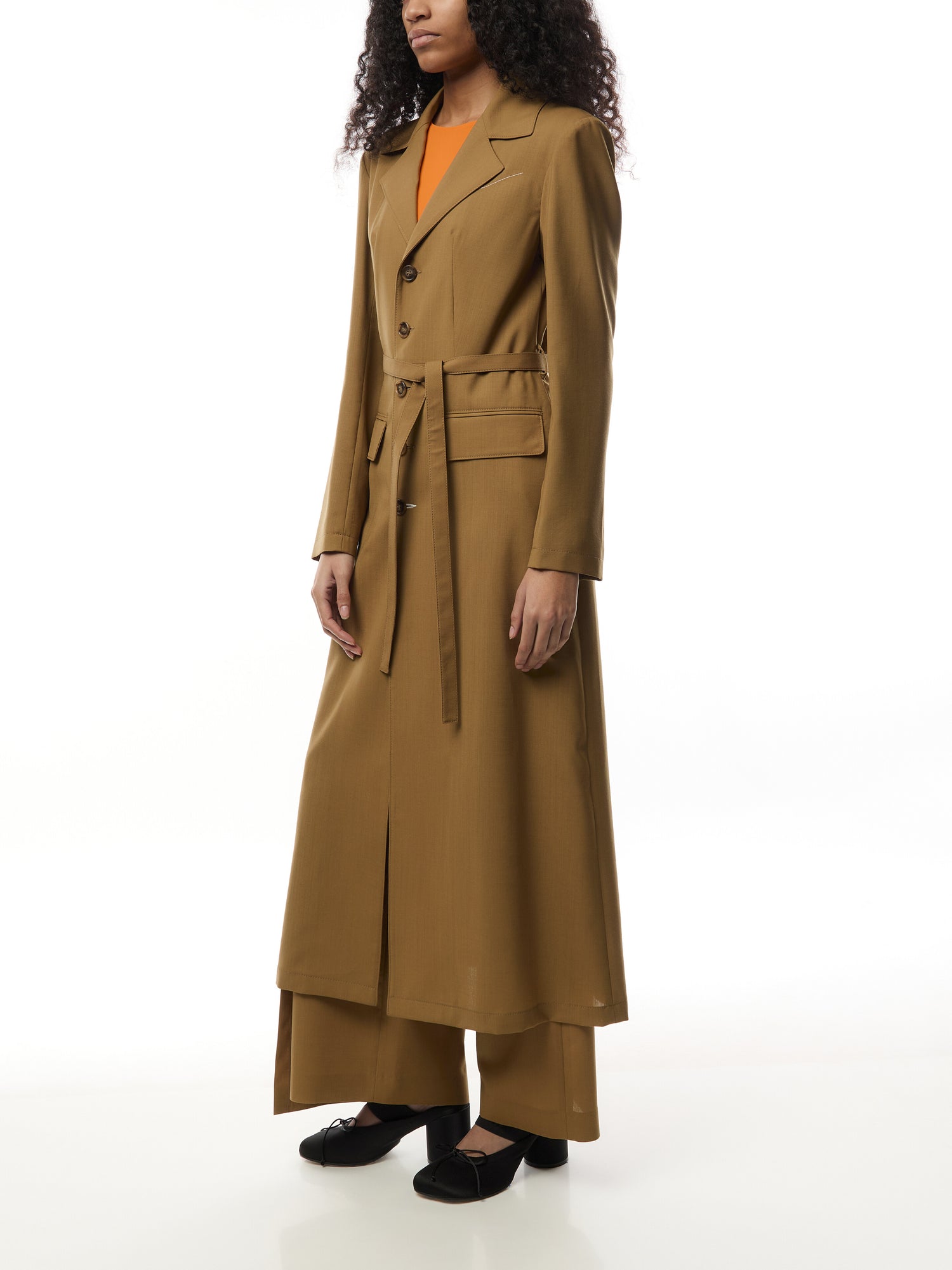 Belted Long Coat
