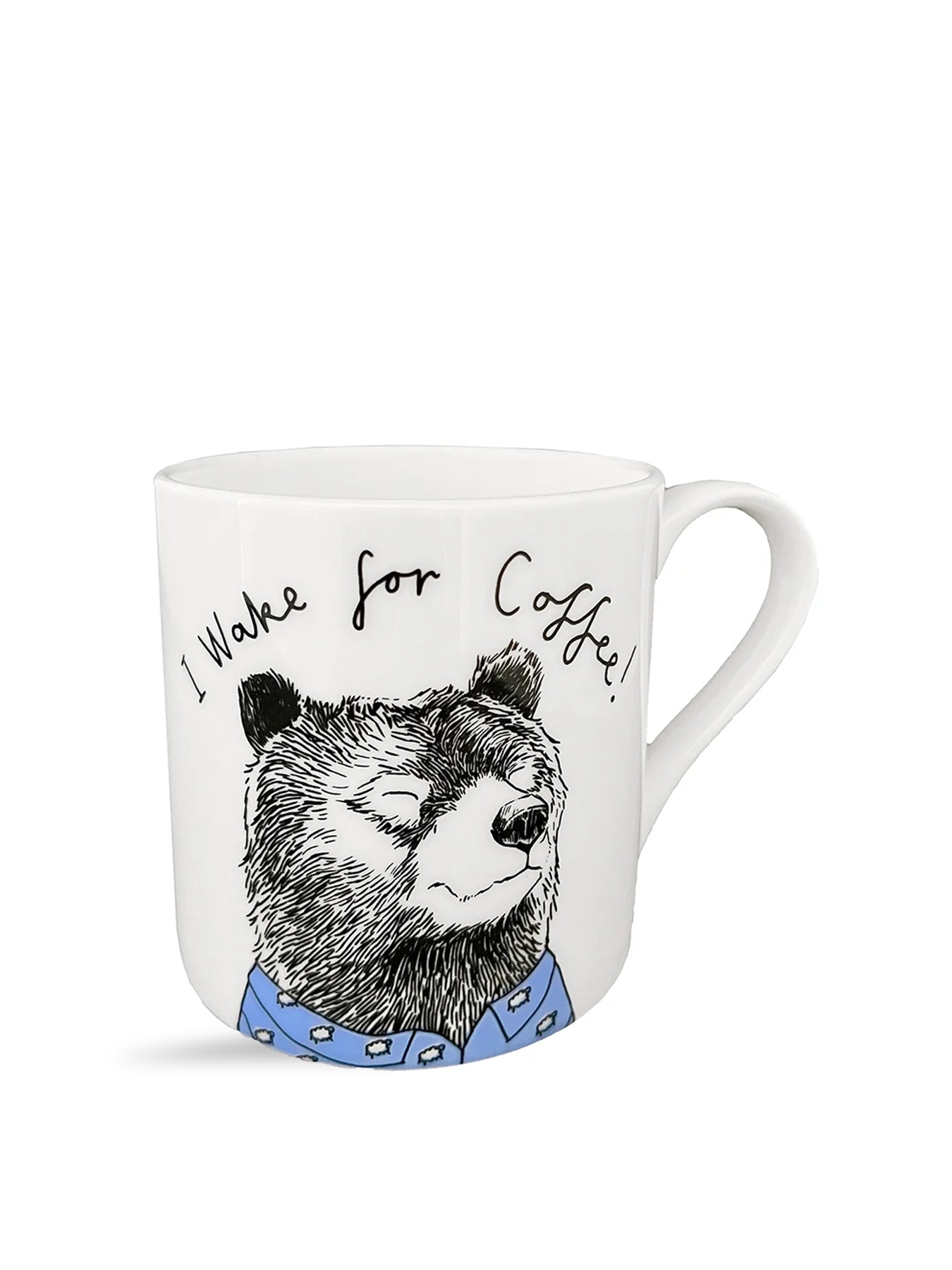 I Wake For Coffee Mug White