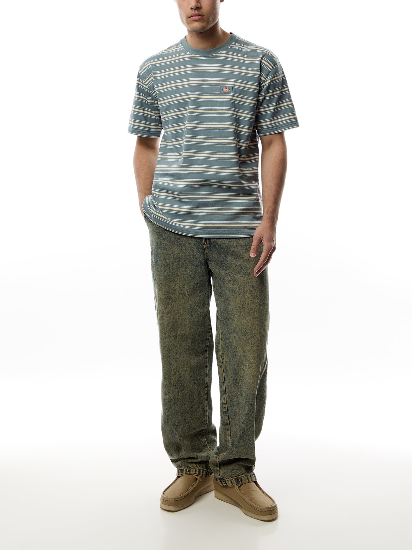 Lewistown Stripe Short Sleeves Tee