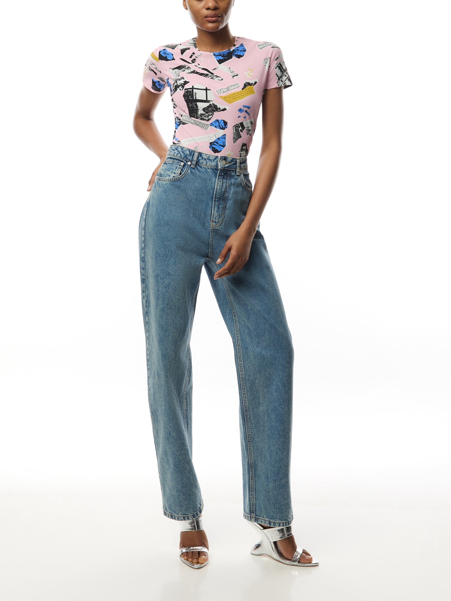 Punk Print Lycra T-Shirt