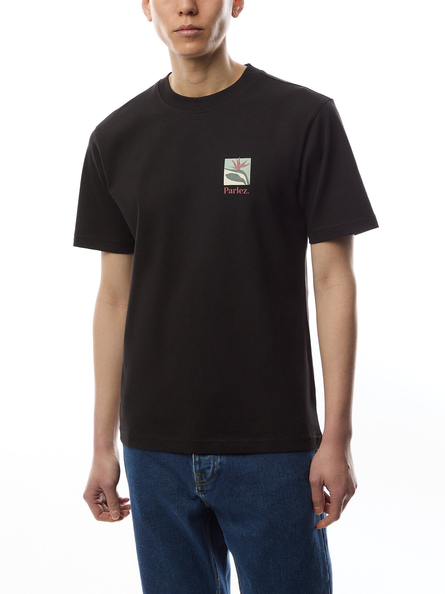 Flora T-Shirt Black