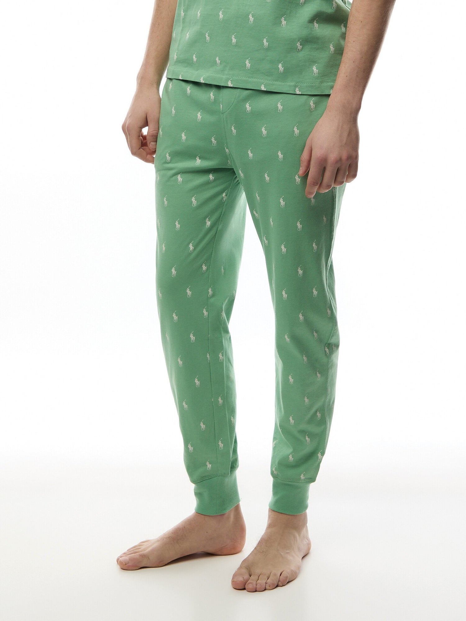 All-over Pony Cotton Jersey Sleep Jogger