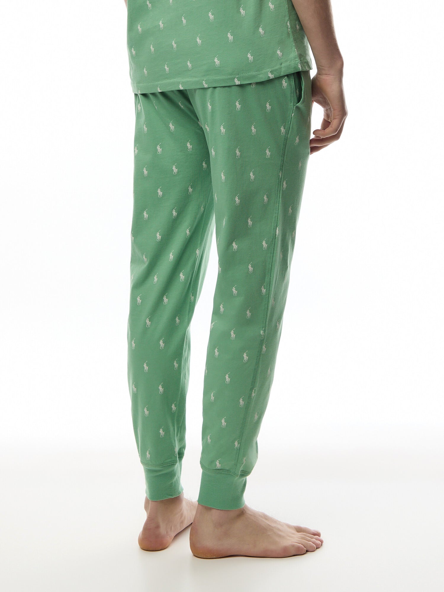 All-over Pony Cotton Jersey Sleep Jogger