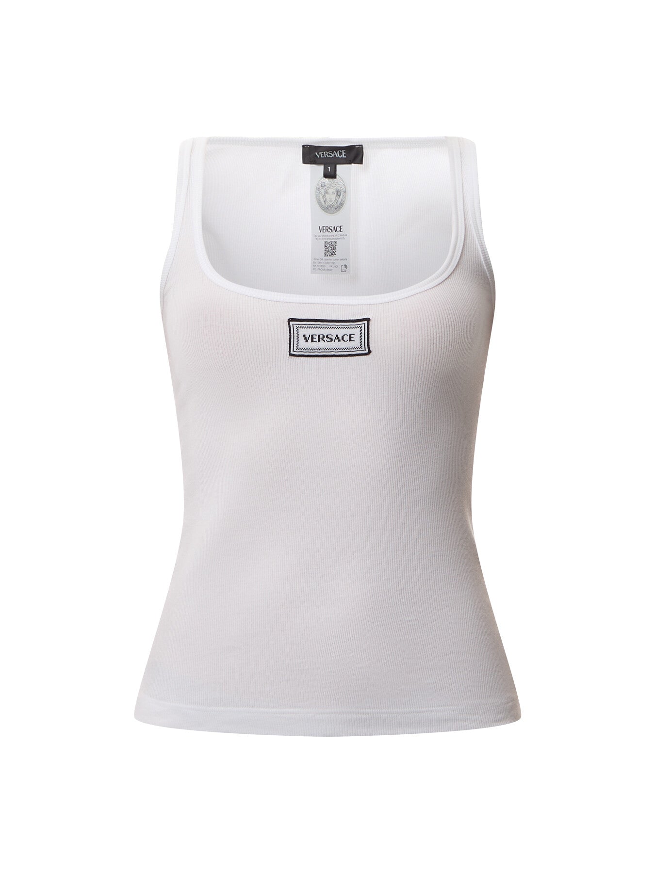 Cotton Rib Logo Tank Top