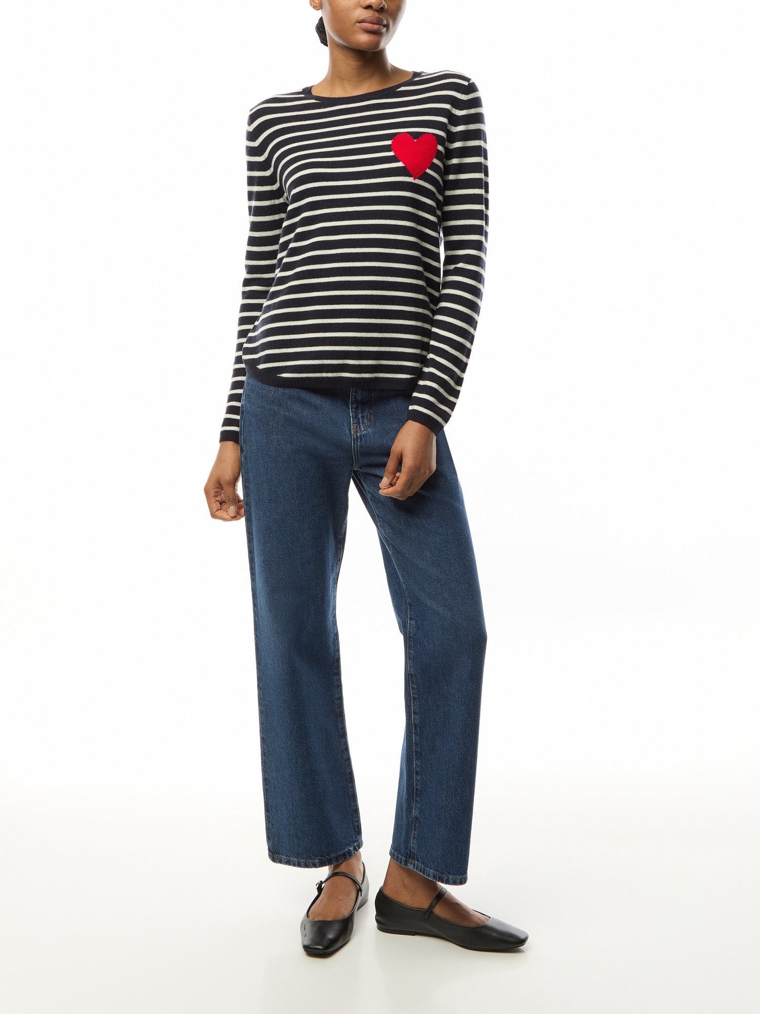 Heart Breton Sweater
