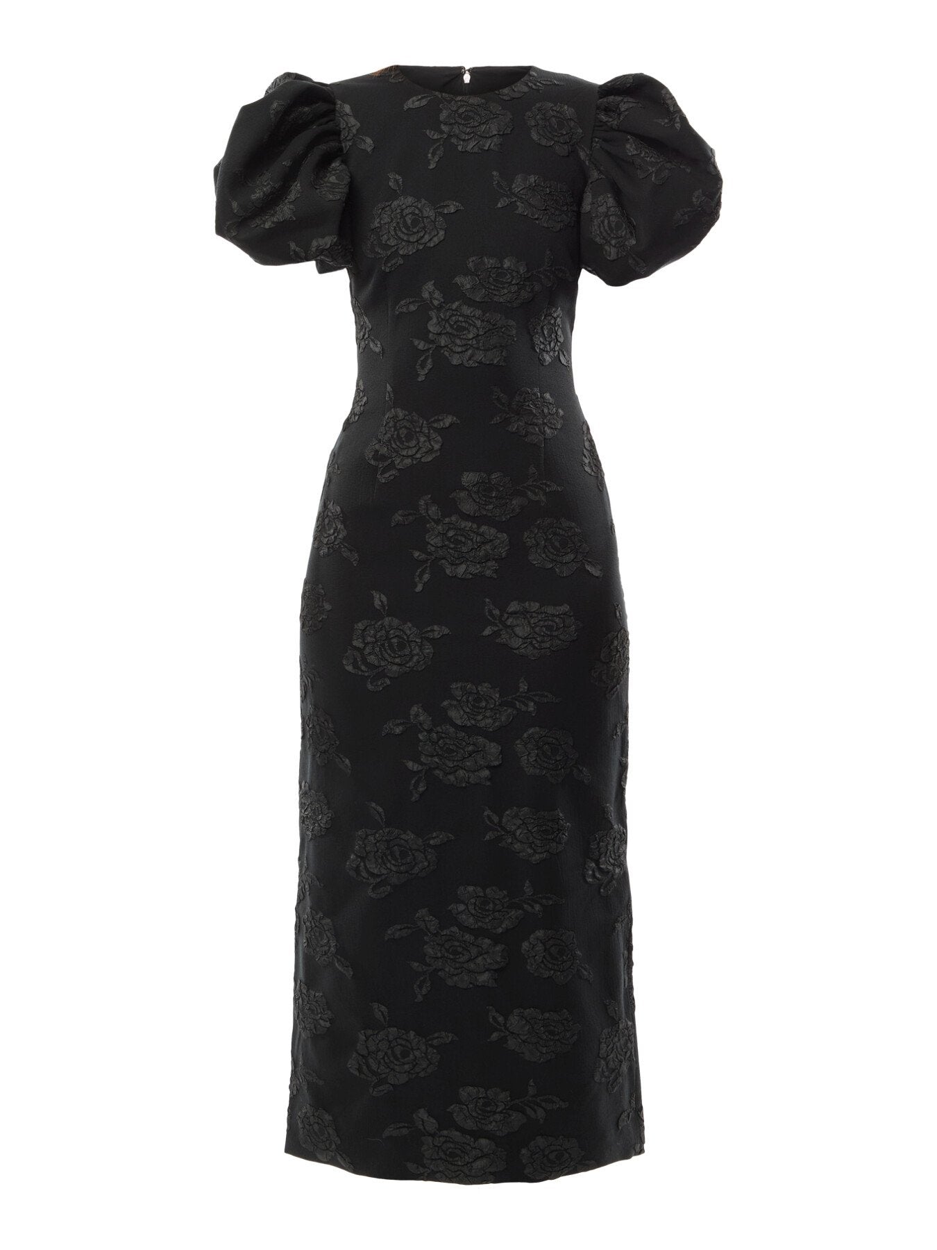 3D Jacquard Midi Dress