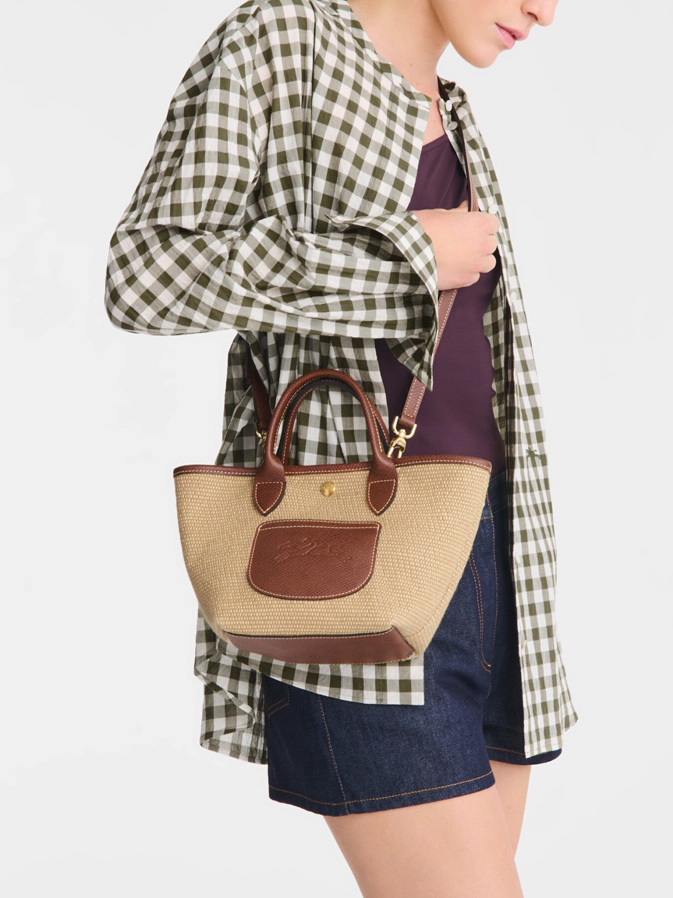 Le Pliage Collection Extra Small Basket bag