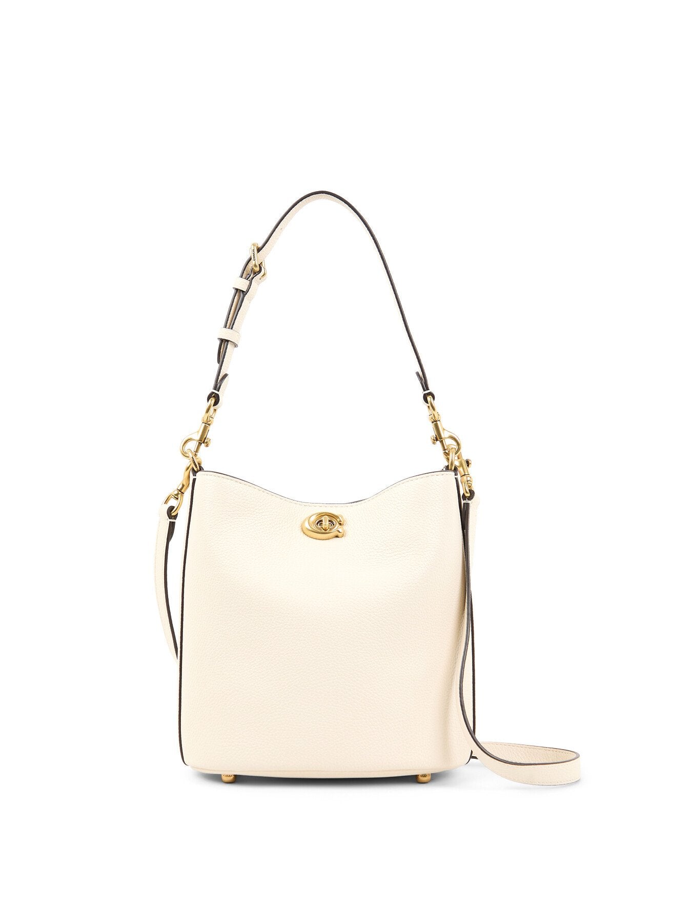 Willow Soft Bucket Bag 19 Chalk