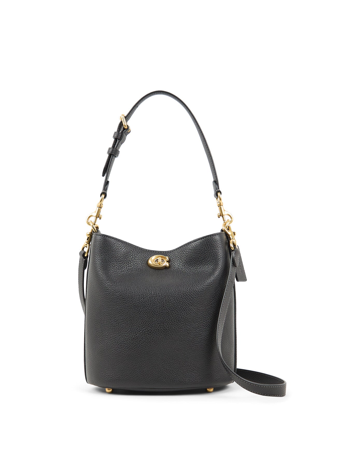 Willow Soft Bucket Bag 19 Black