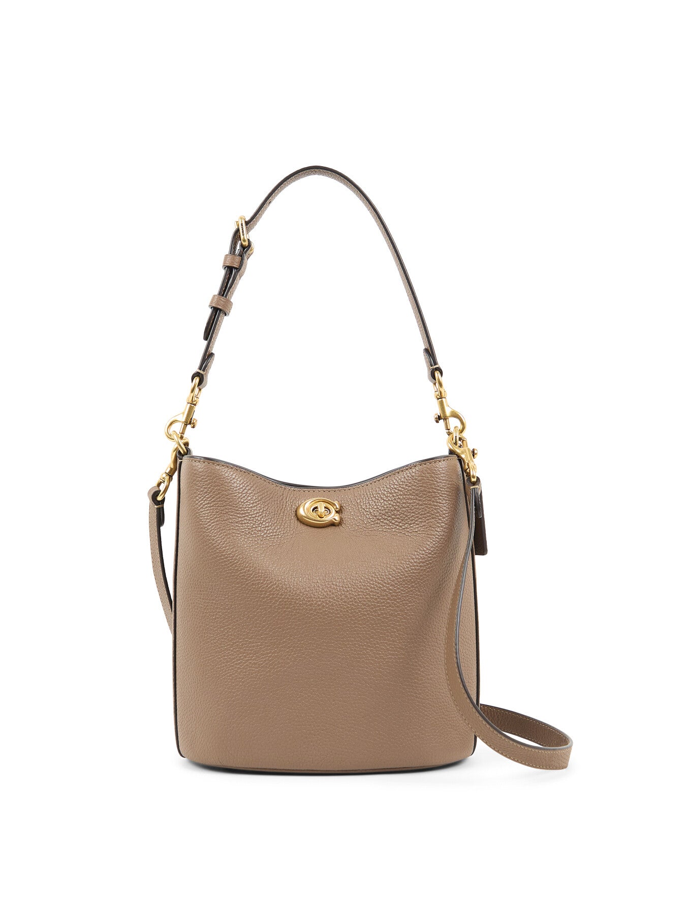 Willow Soft Bucket Bag 19 Dark Stone