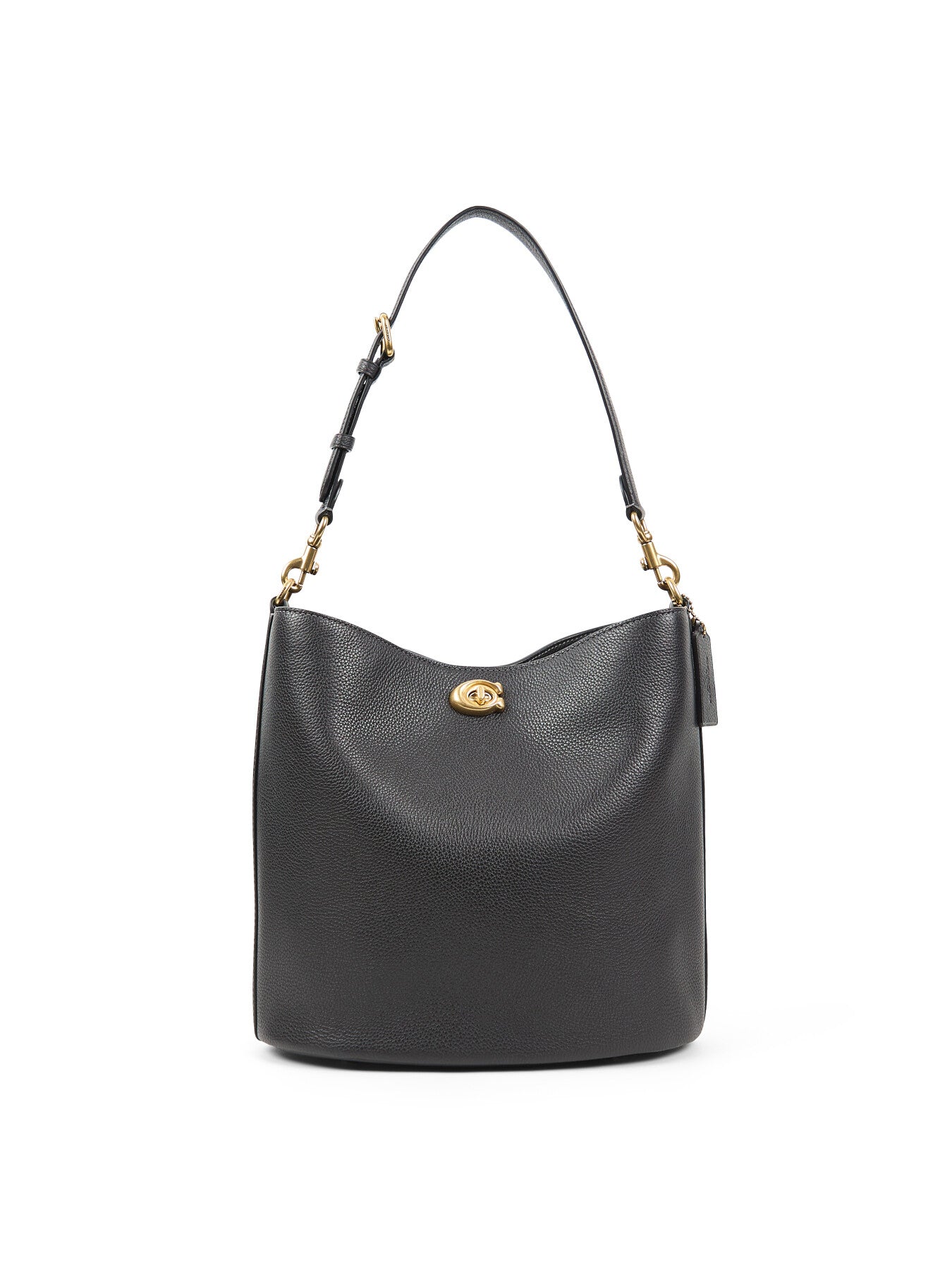 Willow Soft Bucket Bag Black