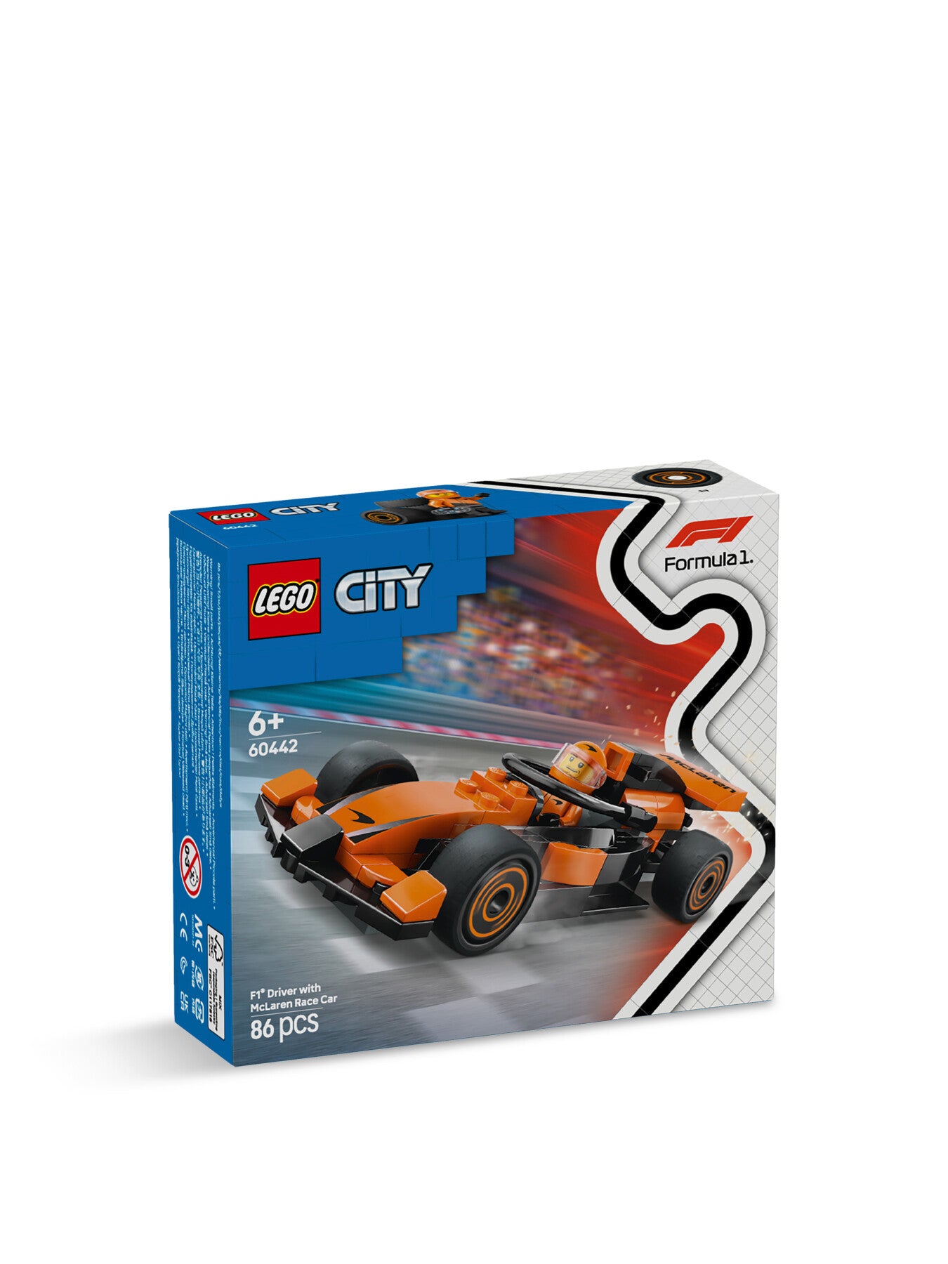 F1 Driver with McLaren Race Car 60442