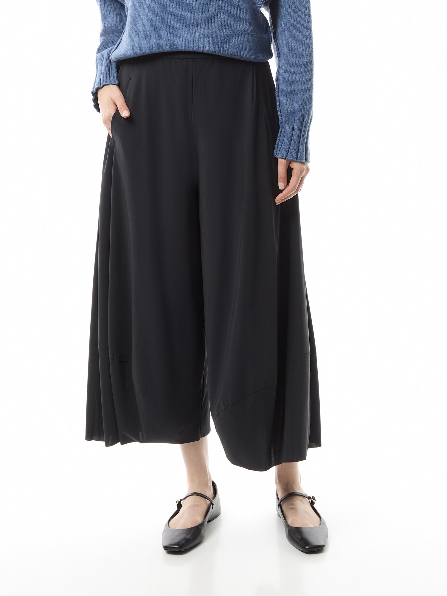 Wide Leg Tech Trouser 514