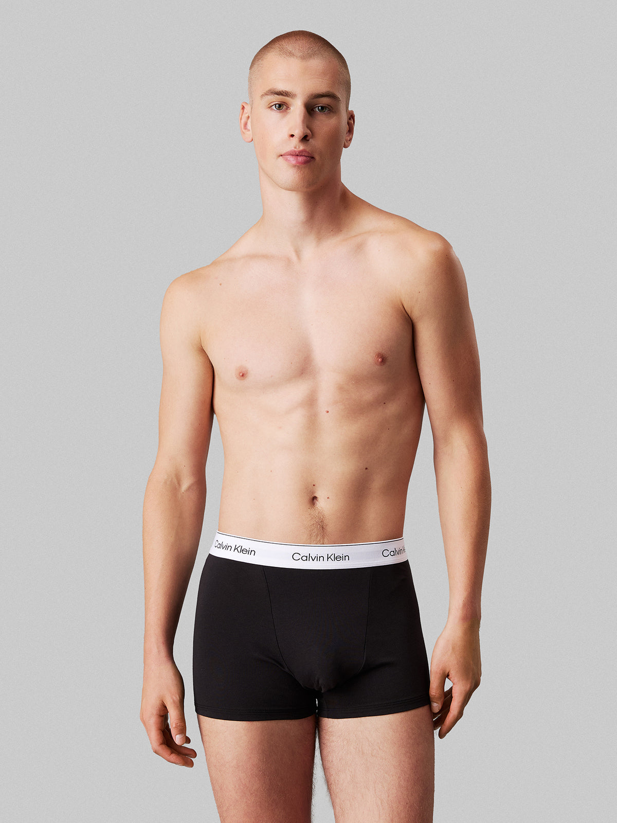 3 Pack Icon Cotton Stretch Trunks Blue