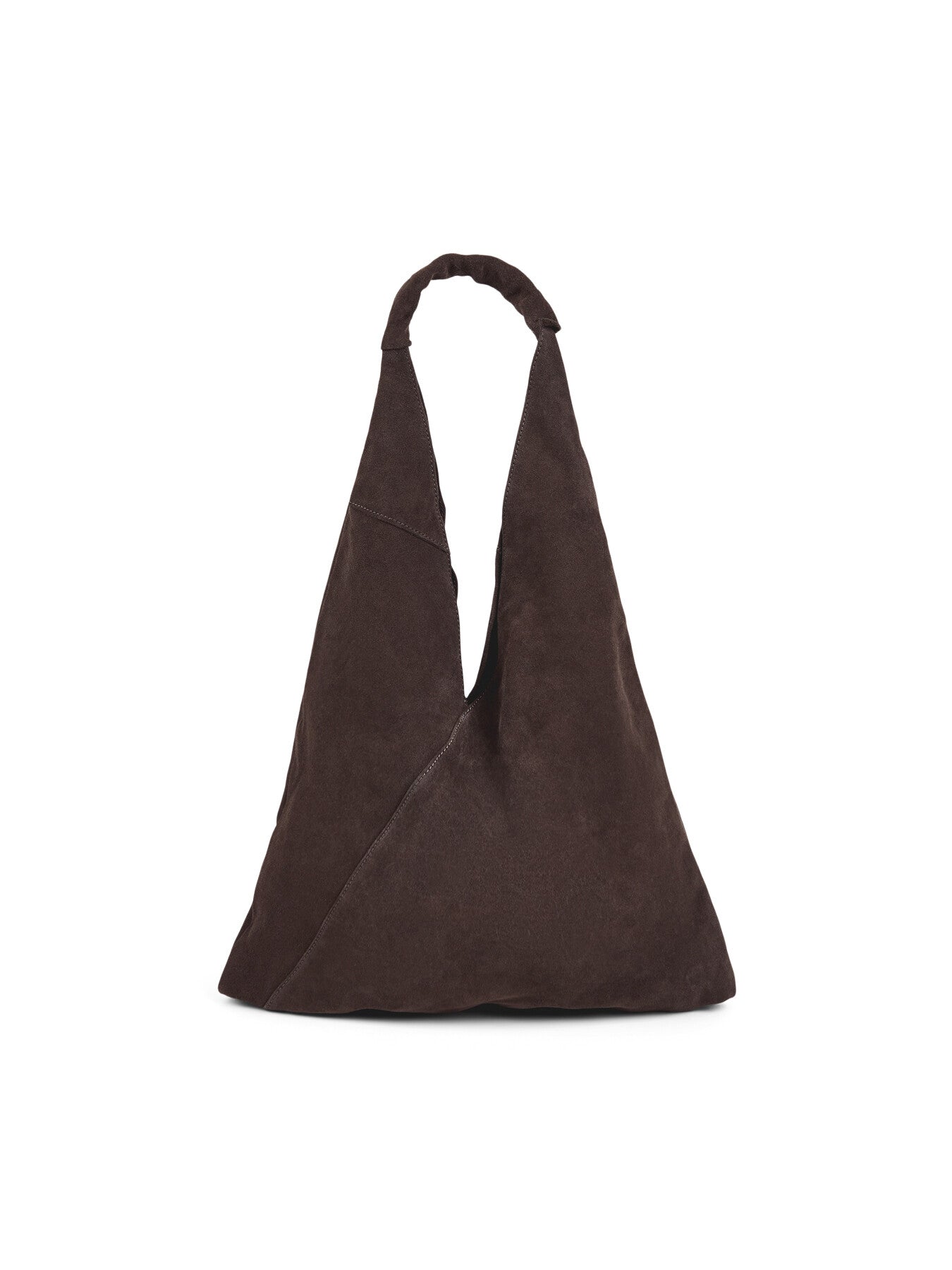 Giselle Suede Shoulder Tote Cioccolato