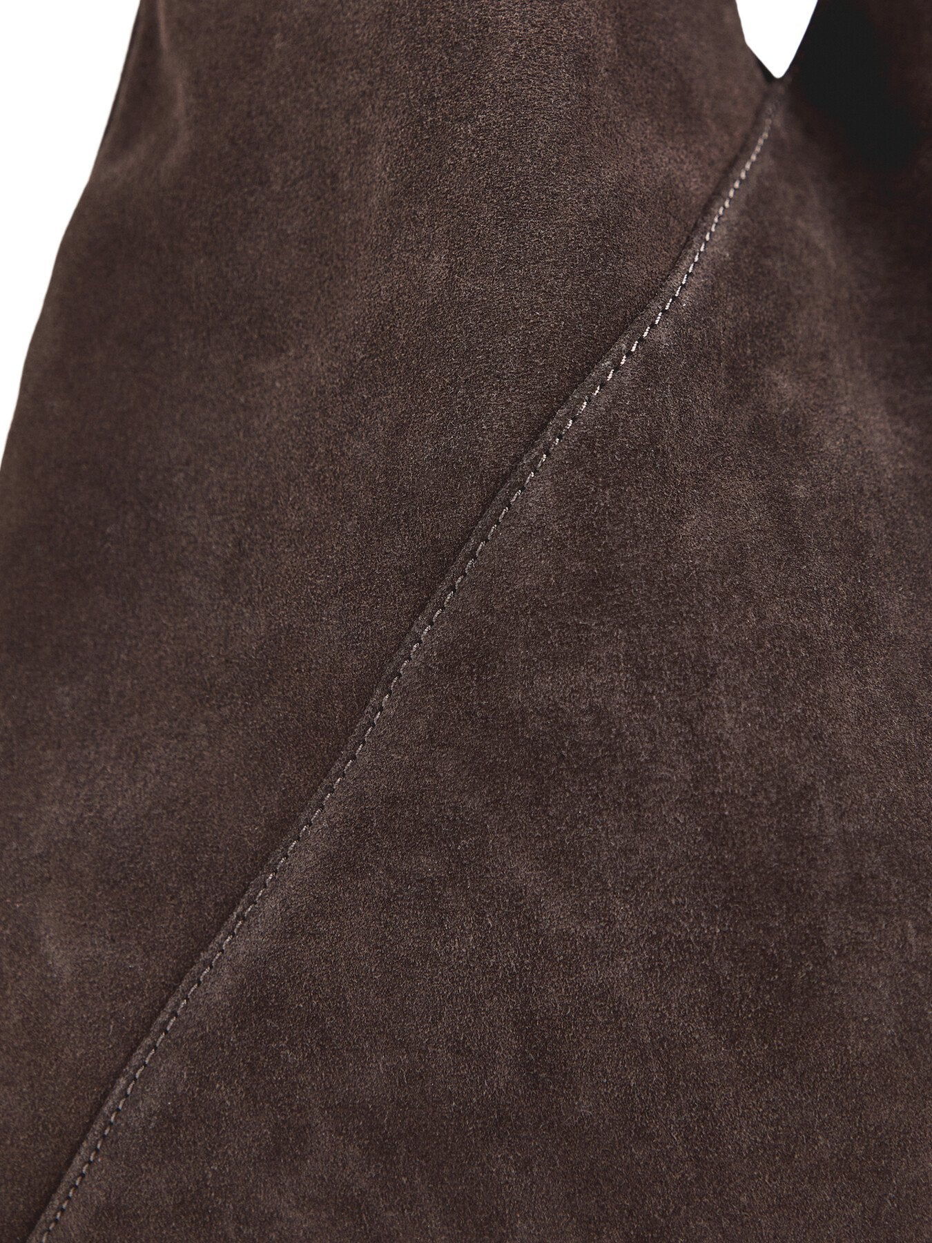 Giselle Suede Shoulder Tote Cioccolato