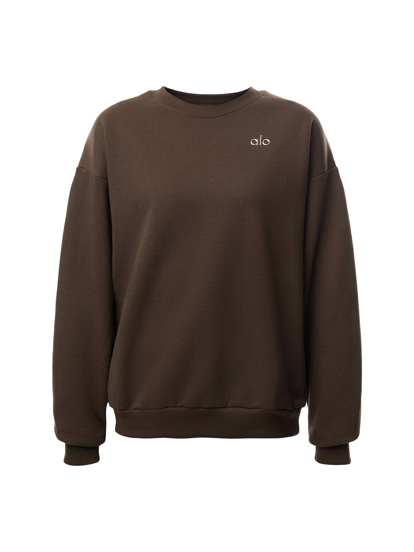 Alo スウェット トレーナー モカブラウン レディース クールネック M