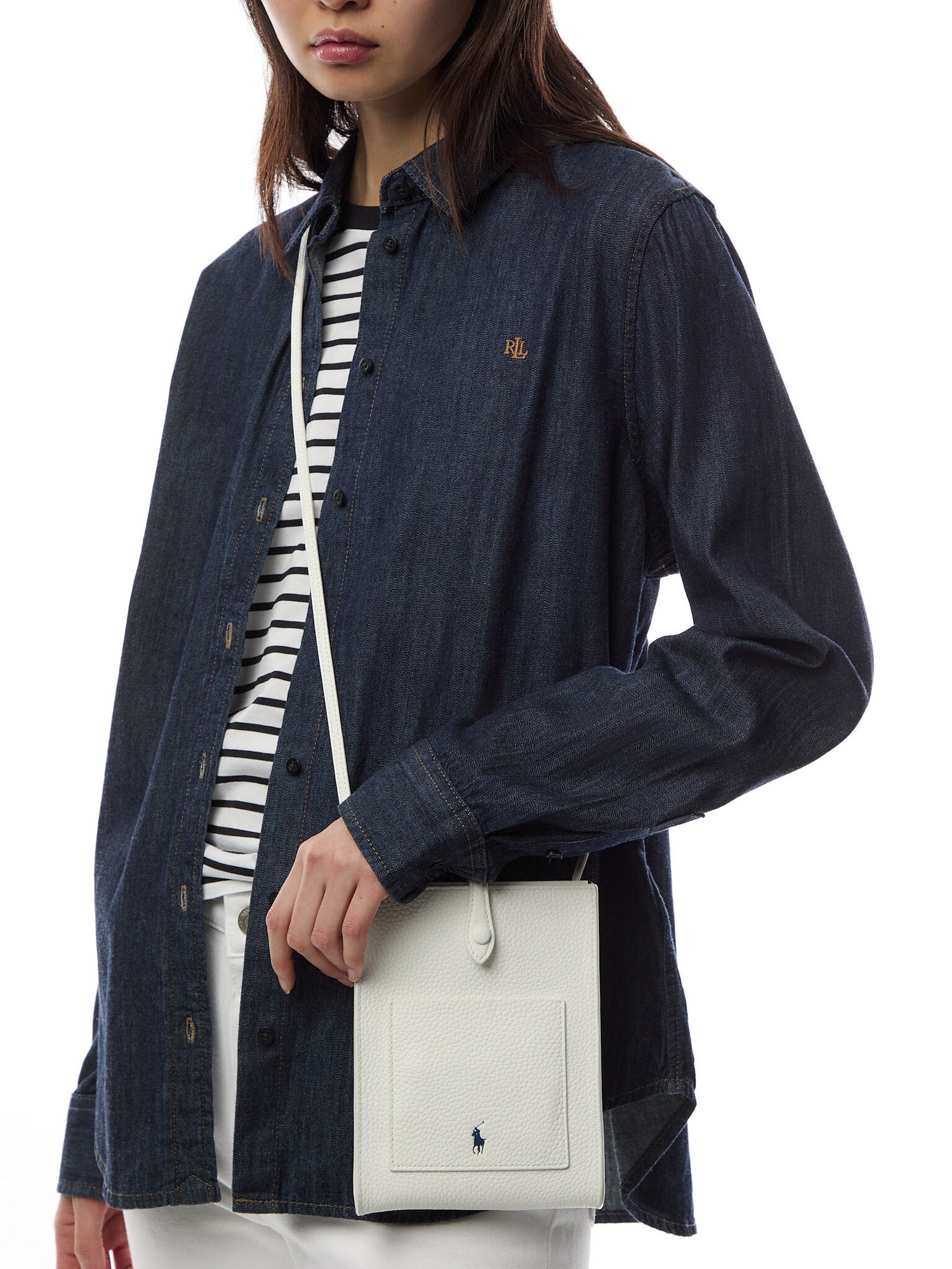 Shiny Drum Pebble Pocket Crossbody